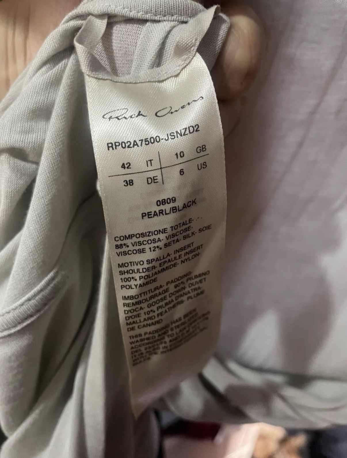 Rick Owens Rick Owens 21FW Down Paneled Padded Shoulder Dress Size L / US 10 / IT 46 - 4 Thumbnail