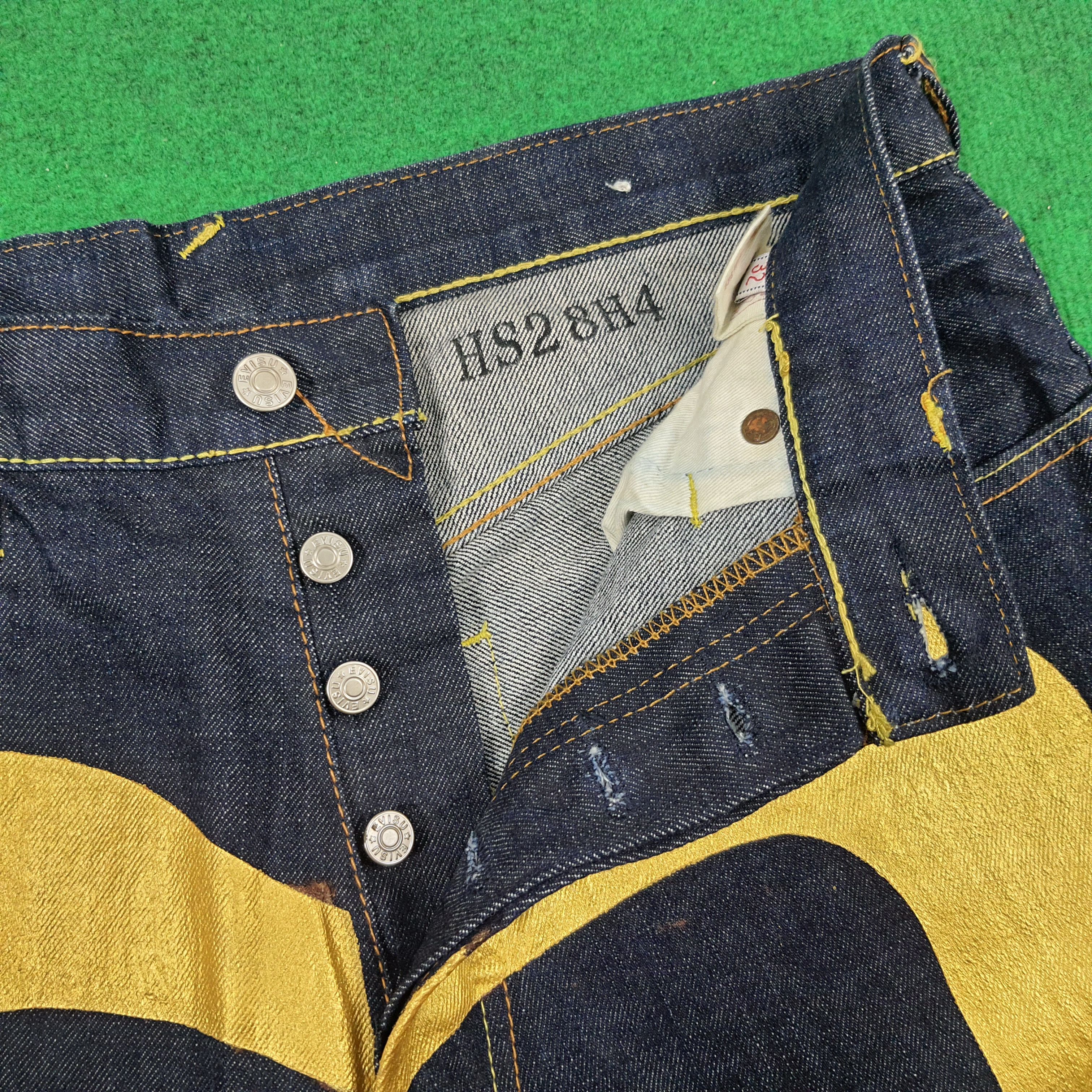 Japanese Brand Vintage Evisu Japanese Brand Custom Daicock Selvedge Jeans Size US 31 - 8 Thumbnail