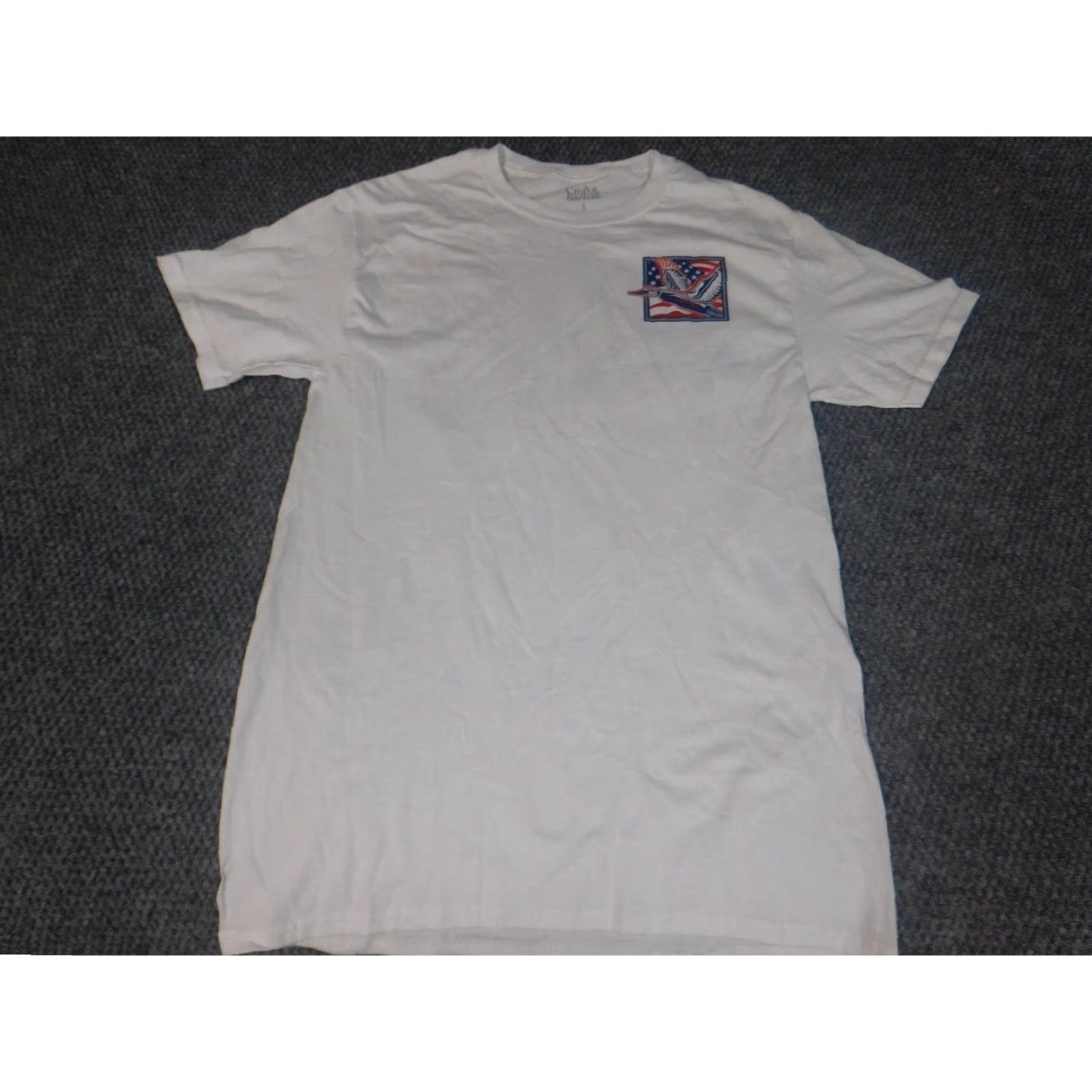 Croft & Barrow Croft & Barrow Mens Shirt White S Short Sleeve Crew Neck Graphic Logo T-Shirt USA Cotton Spandex Knit Regular Size US S / EU 44-46 / 1 - 2 Thumbnail