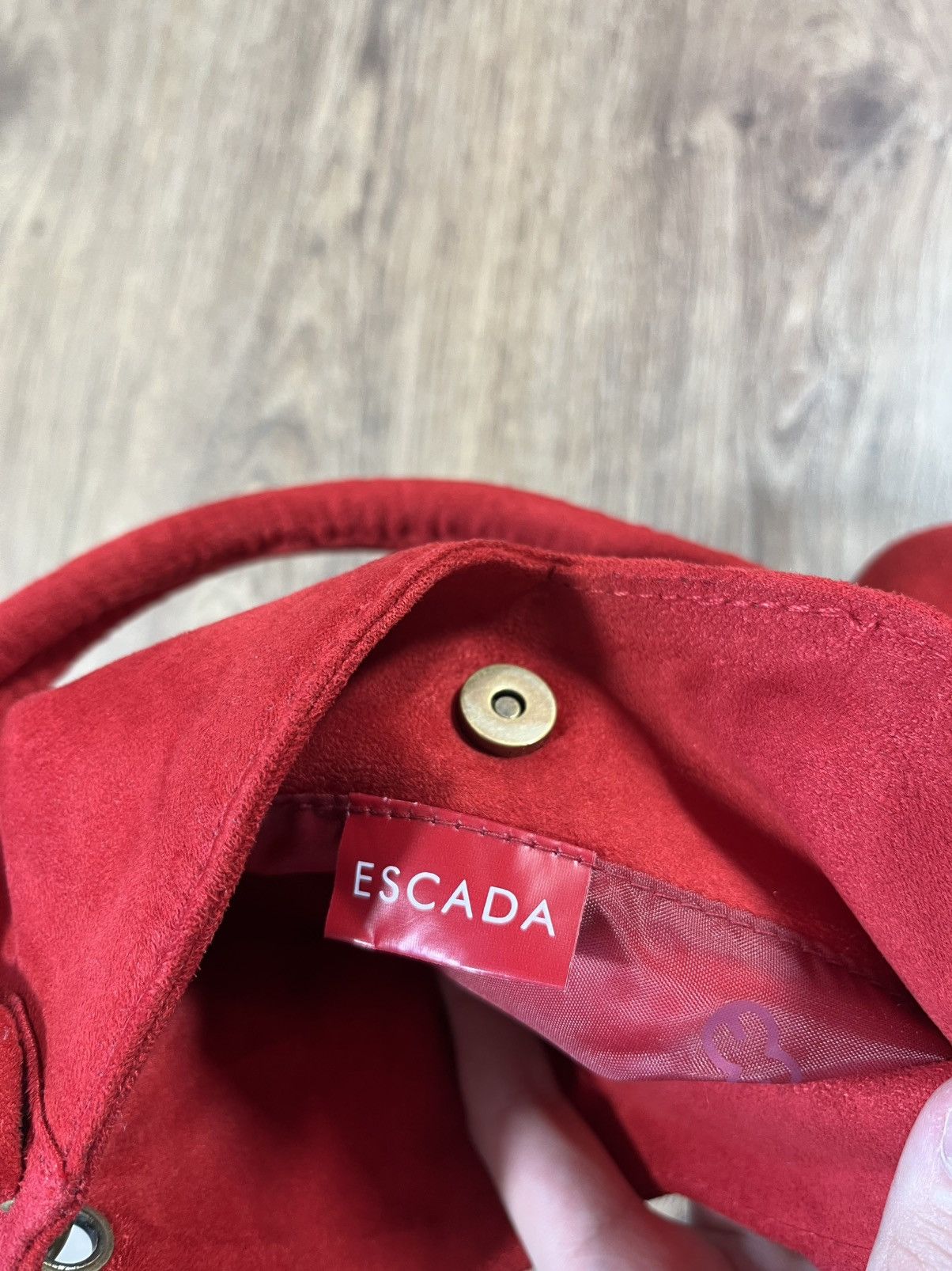 Escada Vintage Escada Red Handbag Size ONE SIZE - 6 Thumbnail