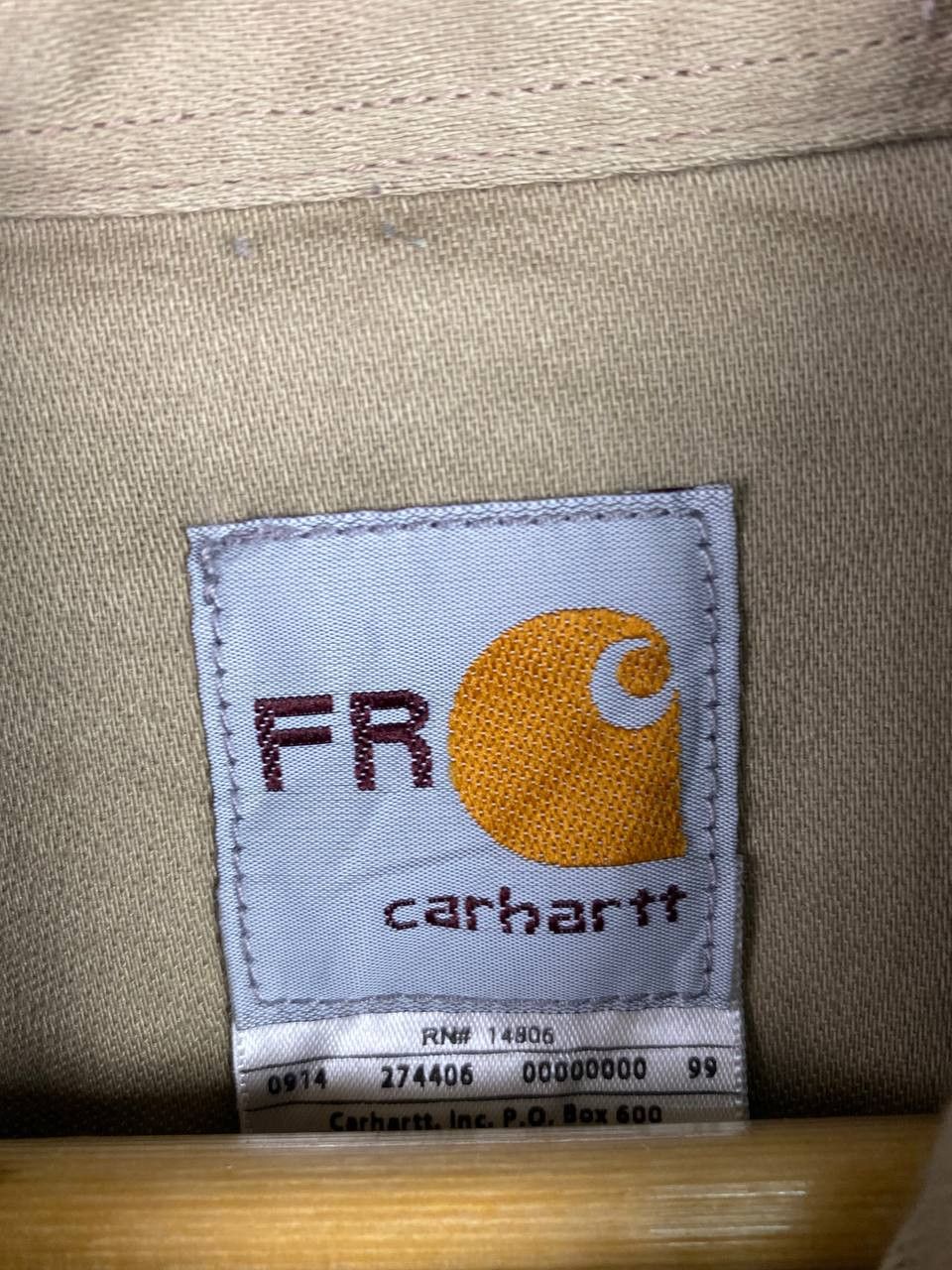 Carhartt carhartt flame resistant work shirt nice design Size US L / EU 52-54 / 3 - 6 Thumbnail
