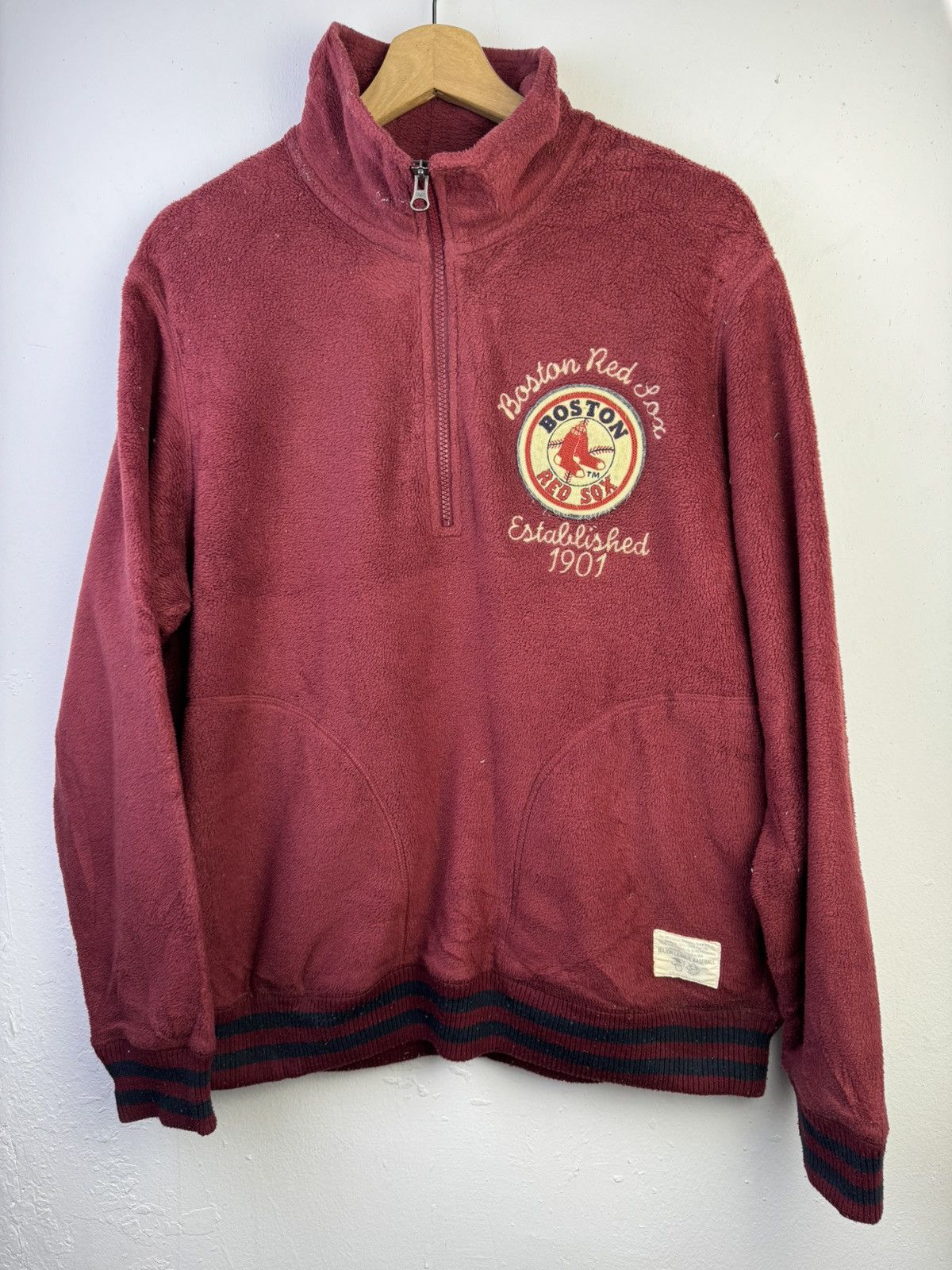 Uniqlo Uniqlo Boston Red Sox vintage half-zip Size US XL / EU 56 / 4 - 4 Thumbnail