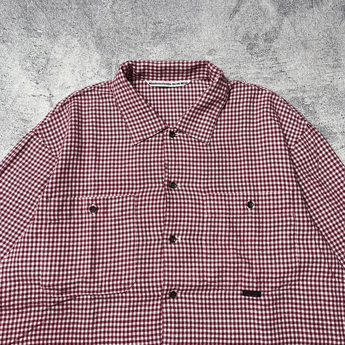 Issey Miyake Mademoiselle NonNon By Isseymiyake Plaid Double Pocket Shirt Size US L / EU 52-54 / 3 - 2 Thumbnail