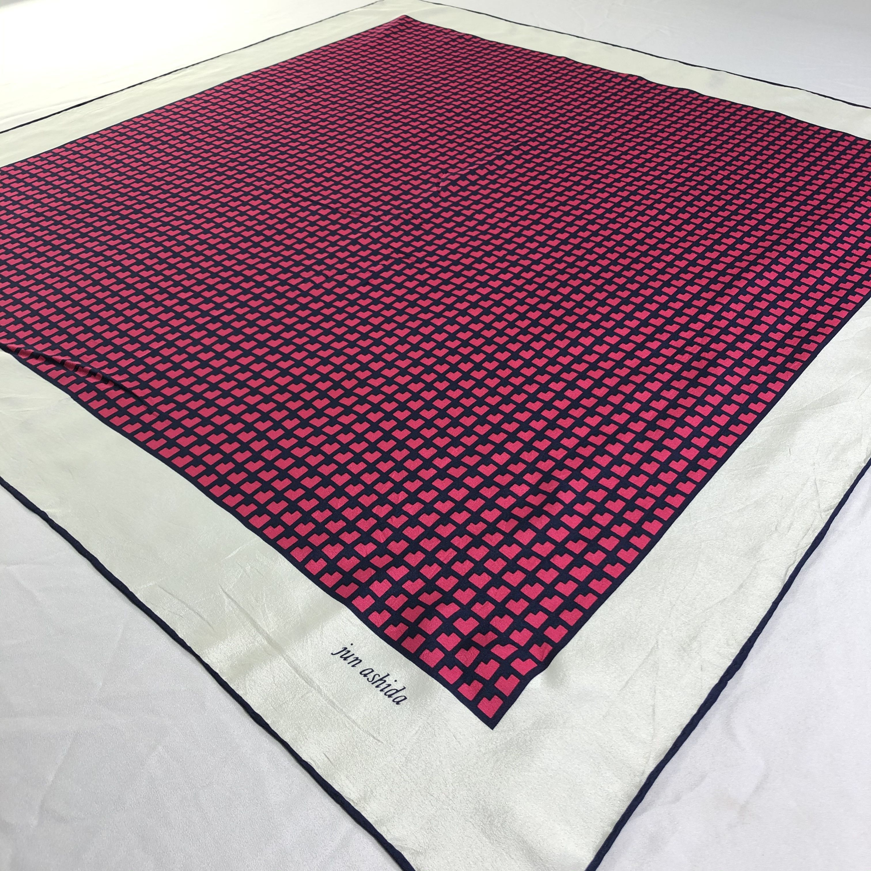 Vintage Vintage Jun Ashida Silk Scarf Size ONE SIZE - 4 Thumbnail