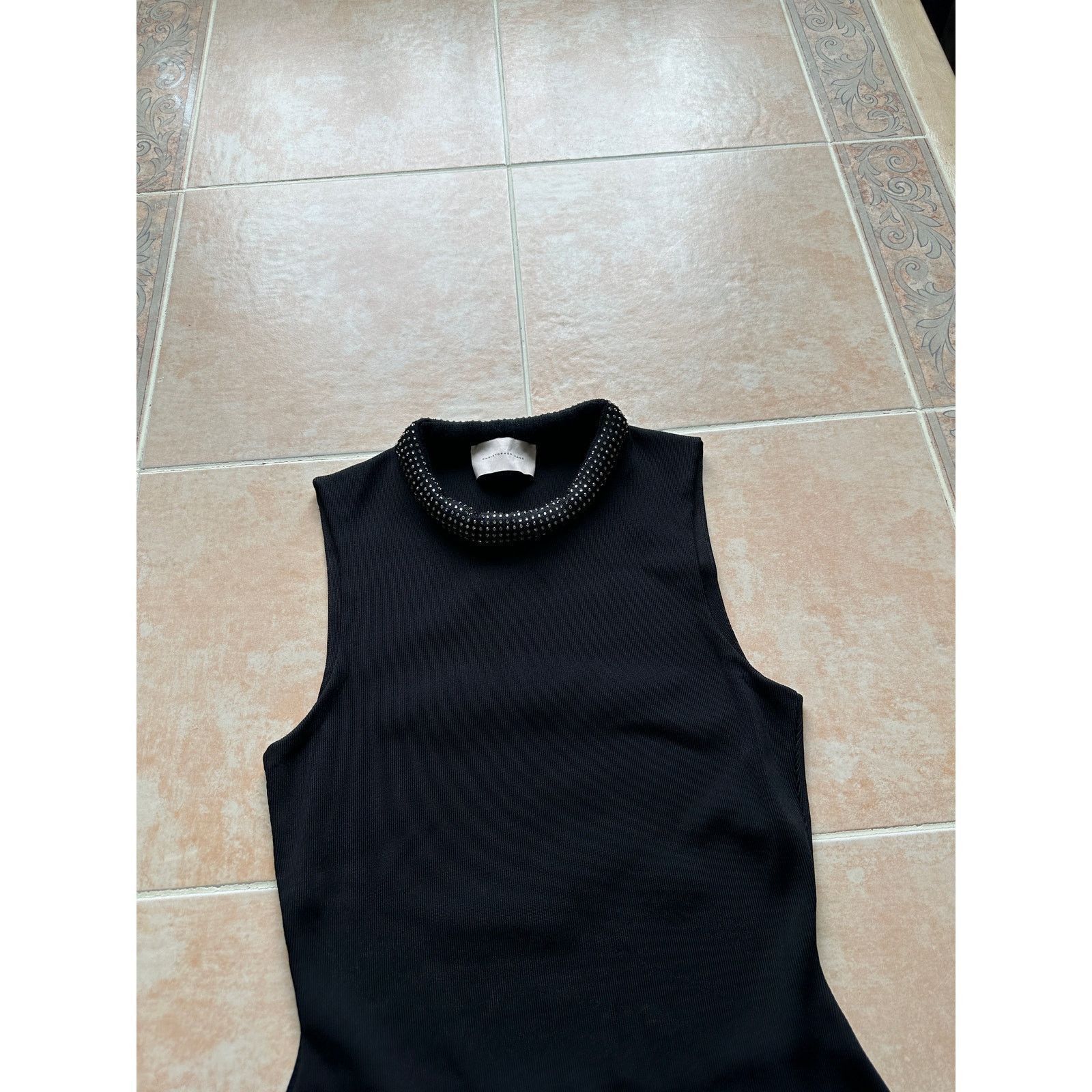 Christopher Kane Christopher Kane Black-trim swarovski crystal Bodycon Dress Size M / US 6-8 / IT 42-44 - 3 Thumbnail