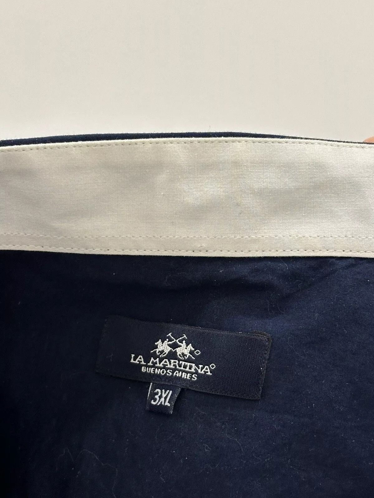 La Martina La Martina x Porsche Mens Shirt Navy Blue size XXXL Size US XXL / EU 58 / 5 - 6 Thumbnail