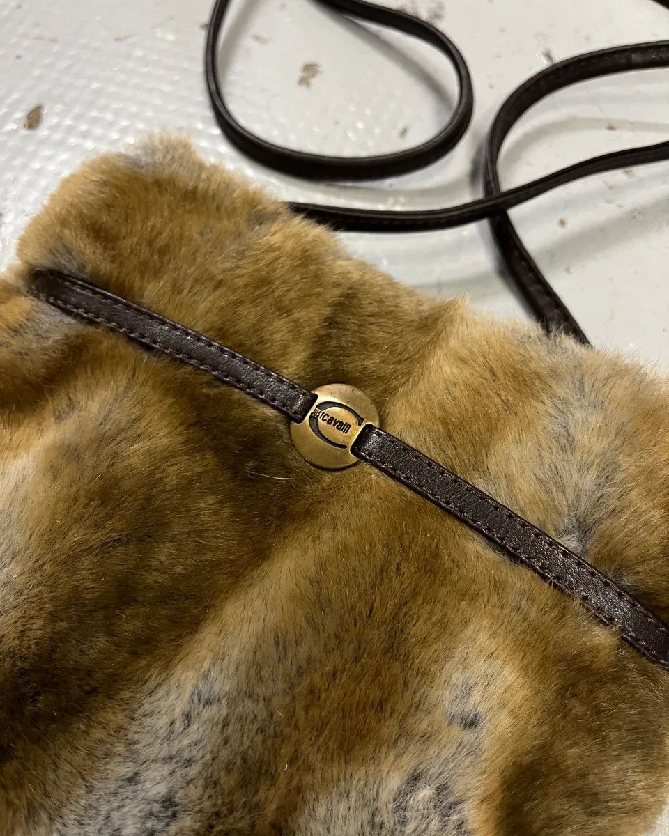 Roberto Cavalli Roberto Cavalli Tan Fur Shoulder Bag Size ONE SIZE - 5 Thumbnail