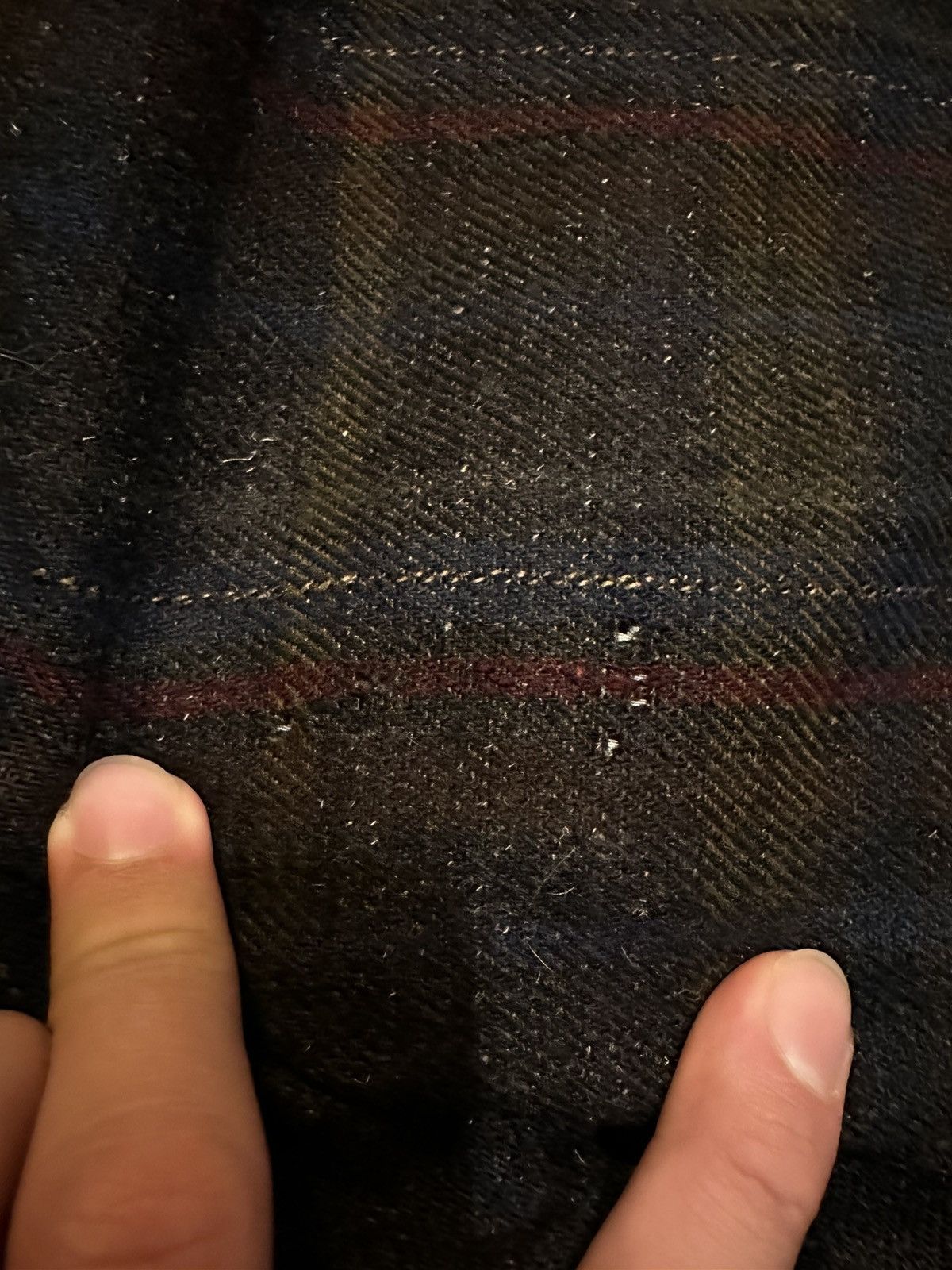 Benetton Plaid Benetton Italy wool pants 29 x 27 Size US 29 - 3 Thumbnail