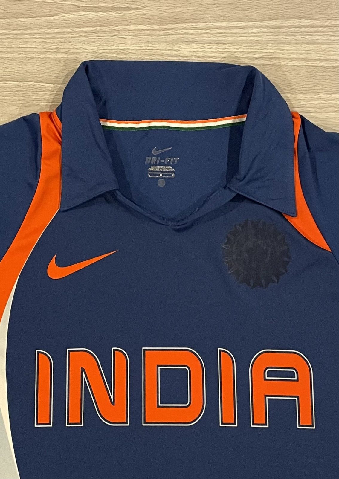 Nike × Vintage Nike India National Collared Cricket Jersey Men’s Size Large Size US L / EU 52-54 / 3 - 2 Thumbnail