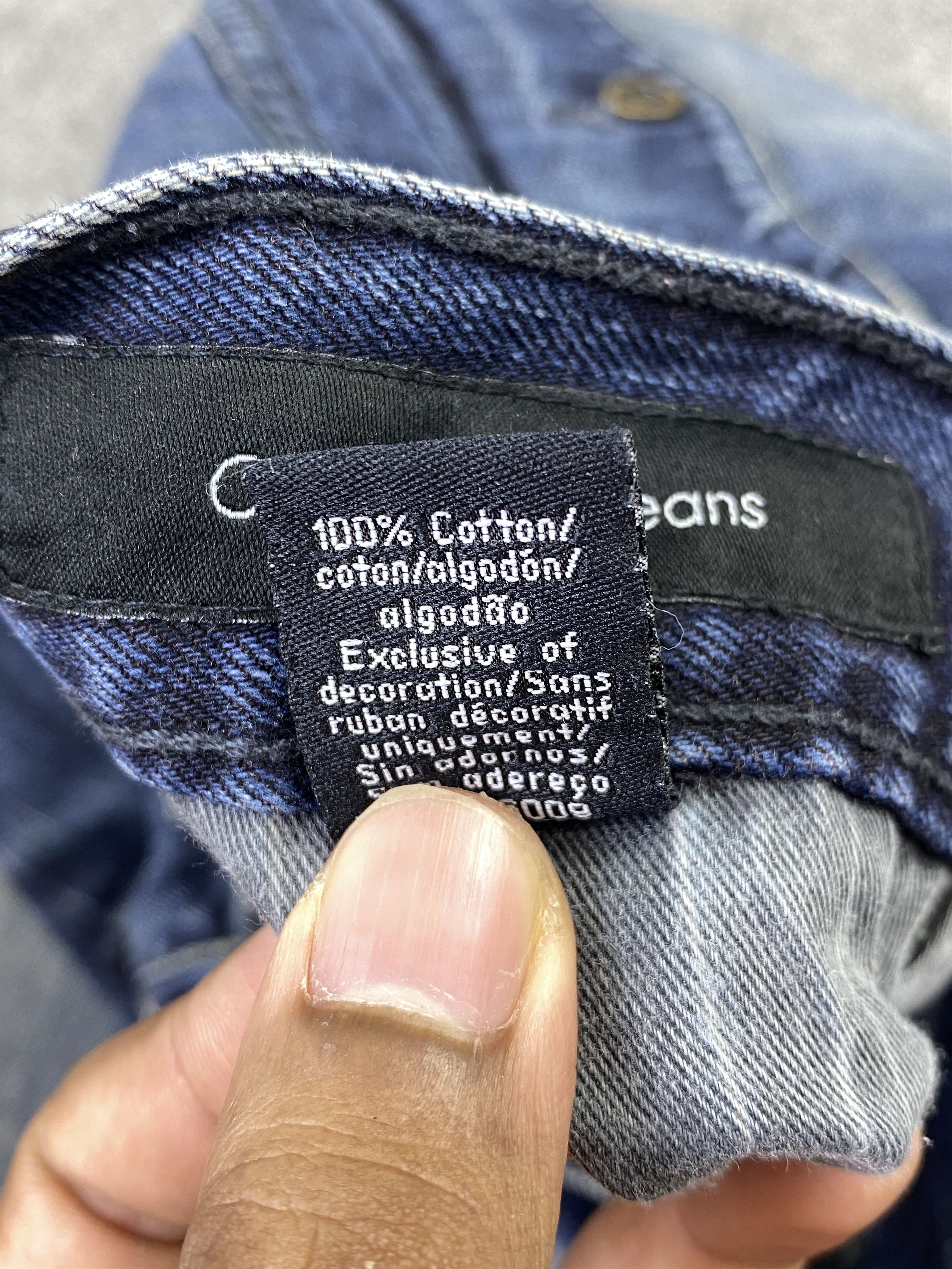 Calvin Klein Vintage Calvin Klein Jeans Faded Blue Denim DP2879 Size US 34 / EU 50 - 10 Thumbnail