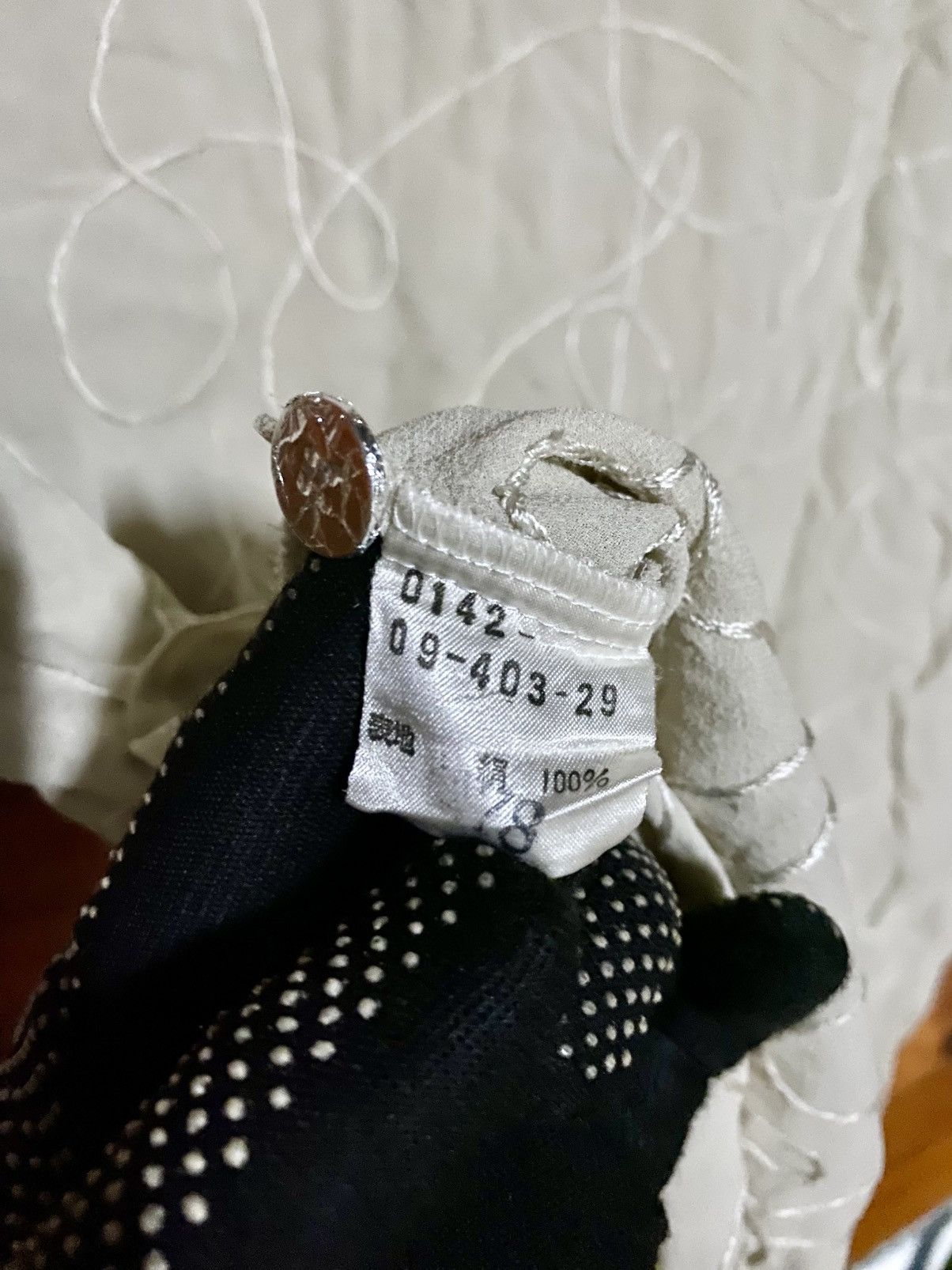 Yohji Yamamoto Vintage Yohji Yamamoto Embroidered Abstract Avant-Garde Size US M / EU 48-50 / 2 - 13 Thumbnail