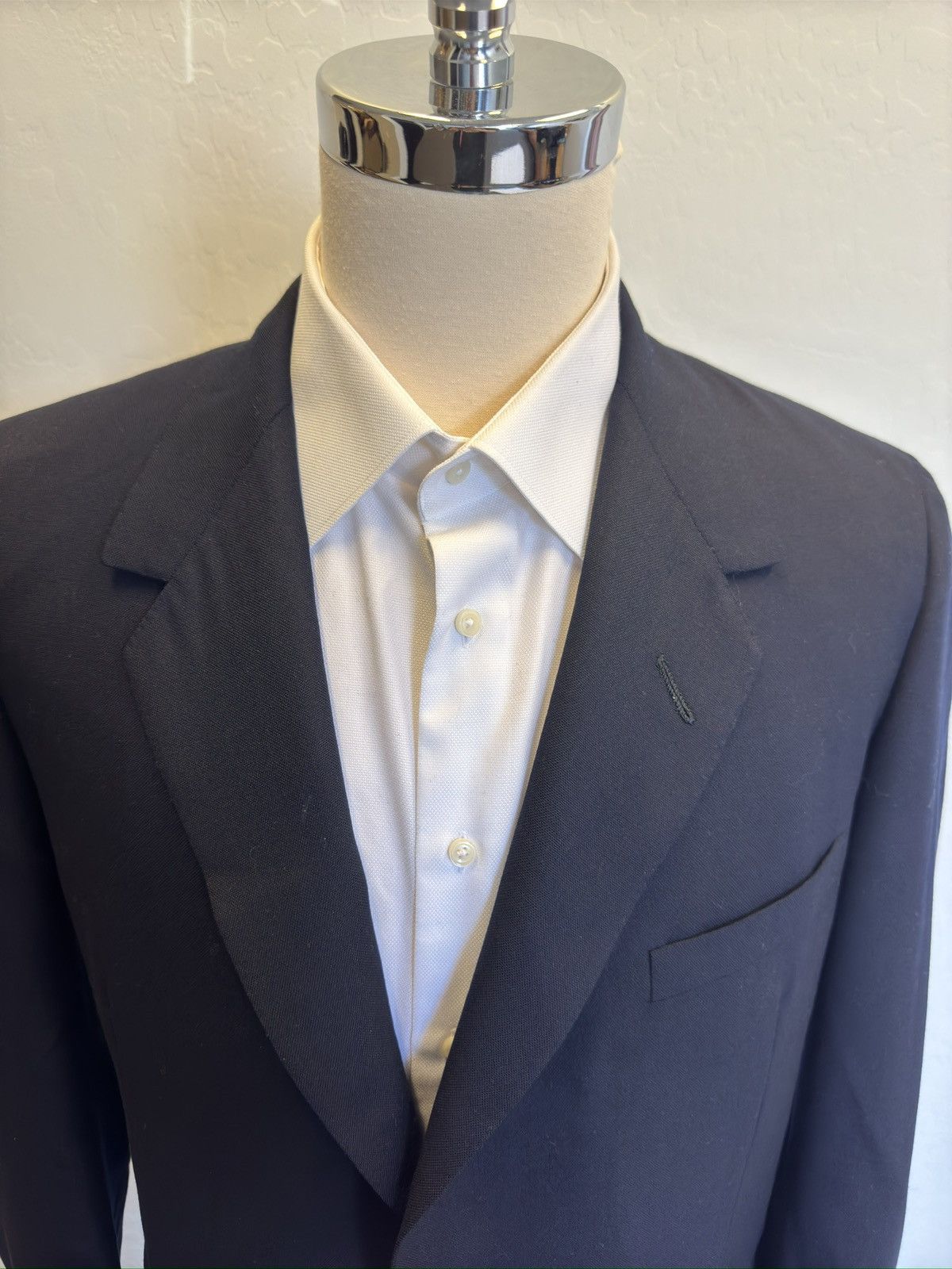 Oxxford Clothes Oxxford Clothes Hand Made In USA Wool Blazer 44R $3295 Size 44R - 3 Thumbnail