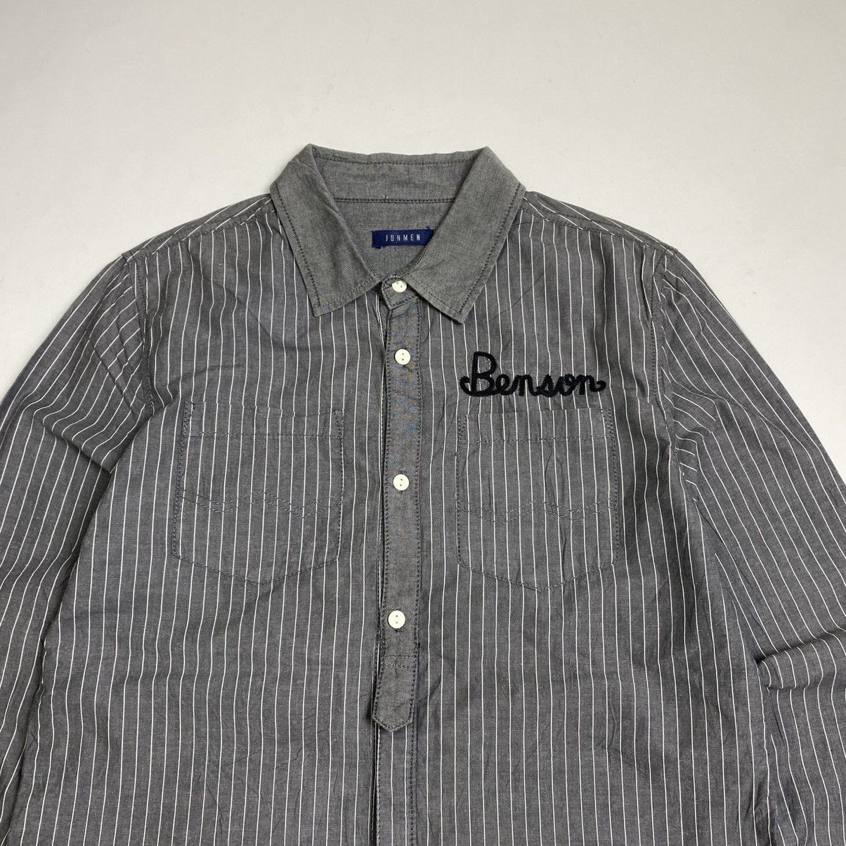 Designer × JUN MEN Jun men Striped long sleeve bondage shirt Size US M / EU 48-50 / 2 - 5 Thumbnail