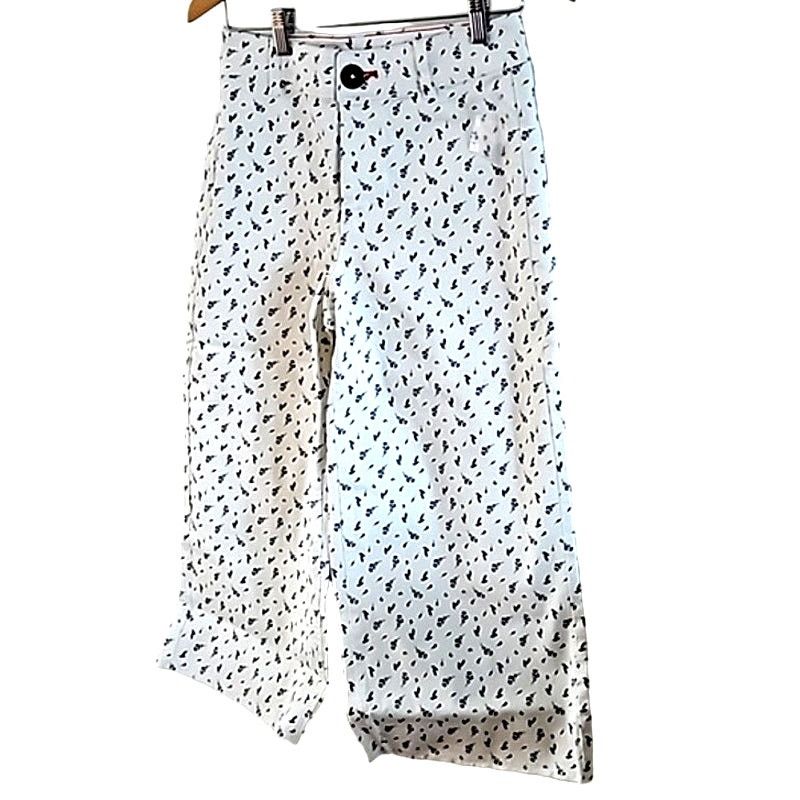 Other Peace Love World Women’s 4P Petite White Cropped Jeans Size 27" / US 4 / IT 40 - 4 Thumbnail