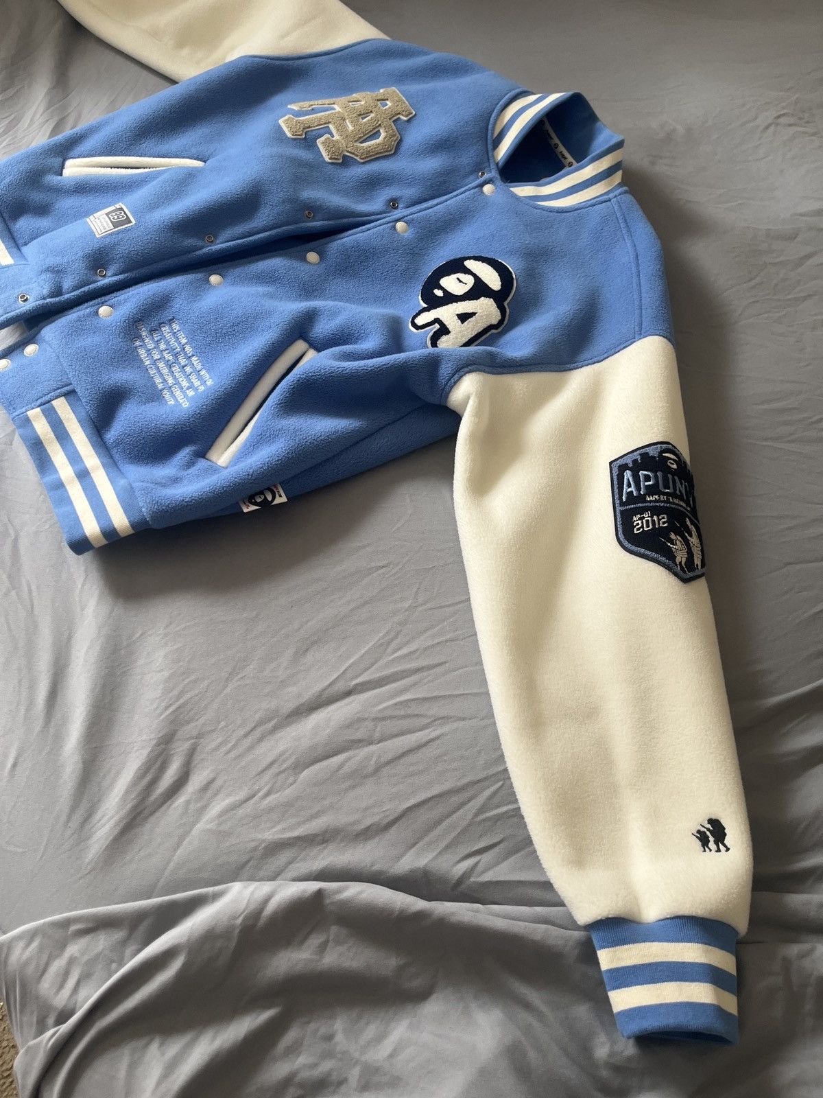 Aape × Bape Aape by A Bathing Ape Varsity Jacket Size US M / EU 48-50 / 2 - 3 Thumbnail