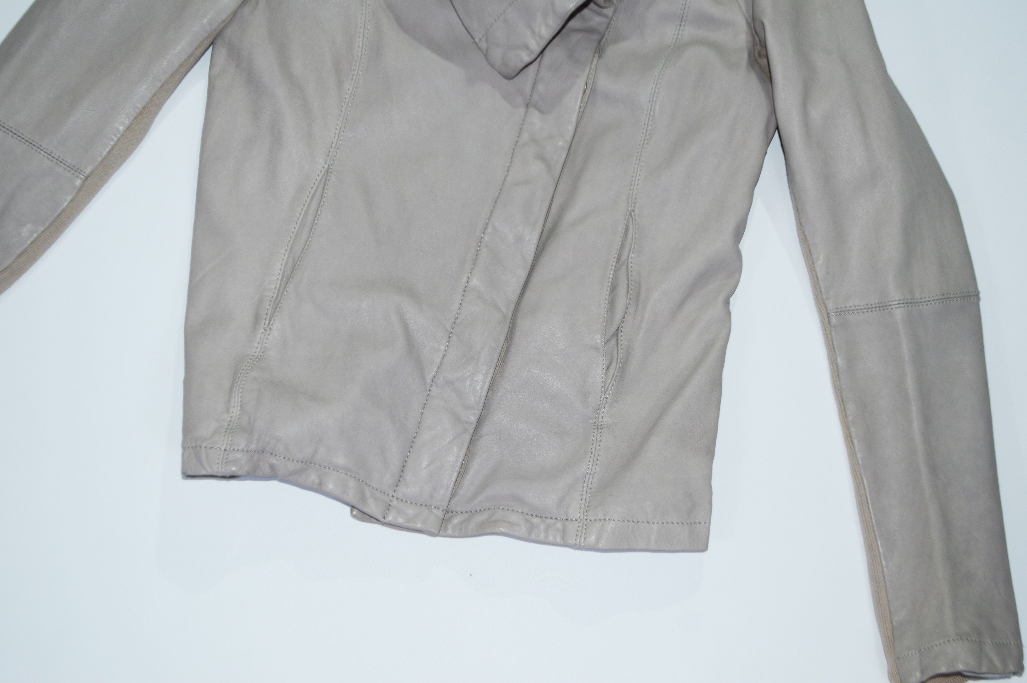 Allsaints Allsaints Kadian Beige Leather Jacket Size 8 Size M / US 6-8 / IT 42-44 - 3 Thumbnail