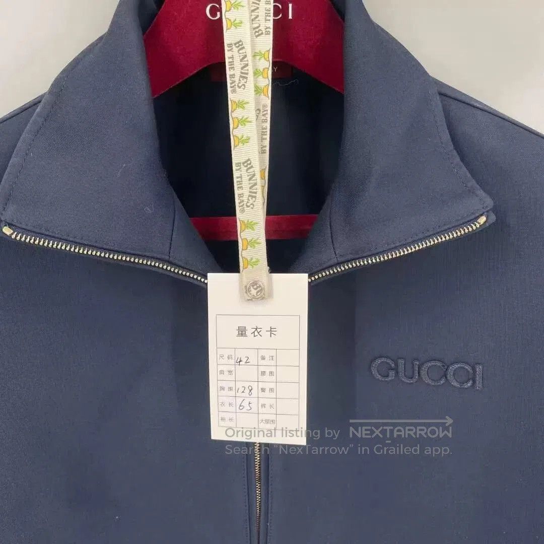 Gucci gucci embroidered logo long sleeve jacket. Size US M / EU 48-50 / 2 - 5 Thumbnail