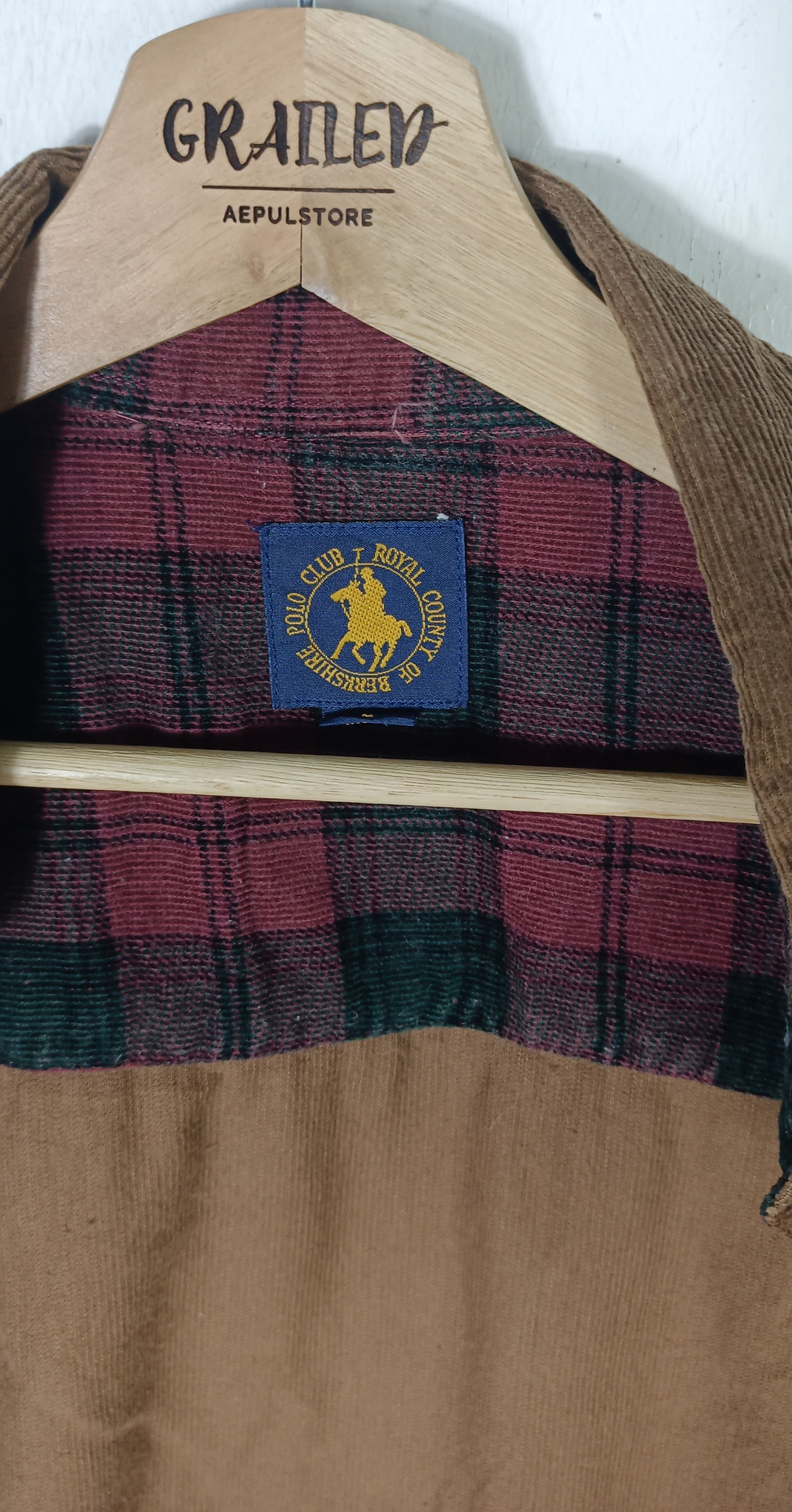 Polo Ralph Lauren × Vintage Polo Royal Club Country Corduroy Button Up Size US L / EU 52-54 / 3 - 13 Thumbnail