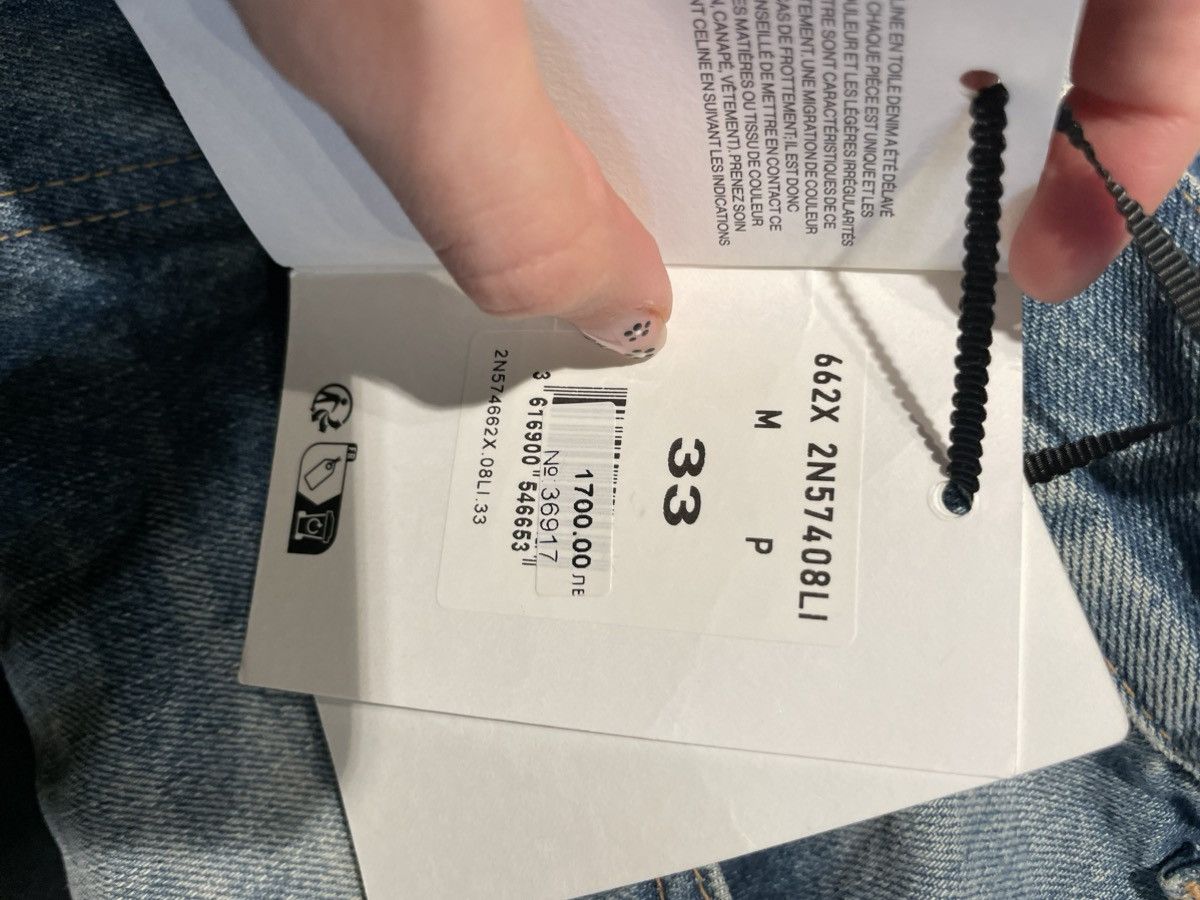 Celine Kurt jeans in morning light wash denim Size US 33 - 5 Thumbnail