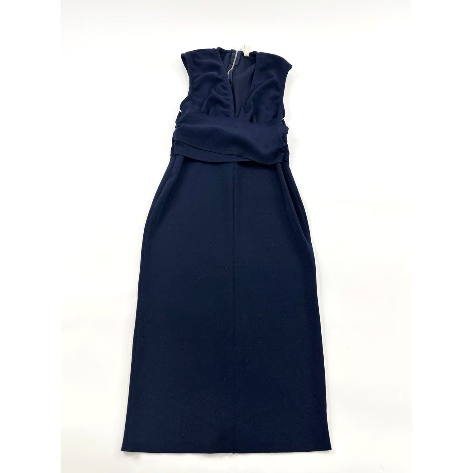 Vintage Bec & Bridge Dress Women 4 Blue Deep Plunge V Bodycon Knee Length Dress Womens Size S / US 4 / IT 40 - 2 Thumbnail