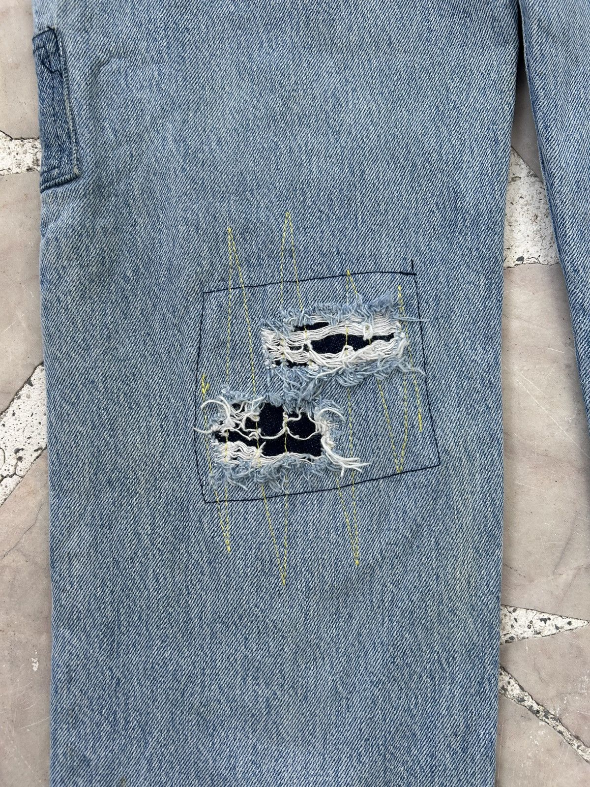 Levi's Levis 501 Patchwork Denim Size US 30 / EU 46 - 12 Thumbnail