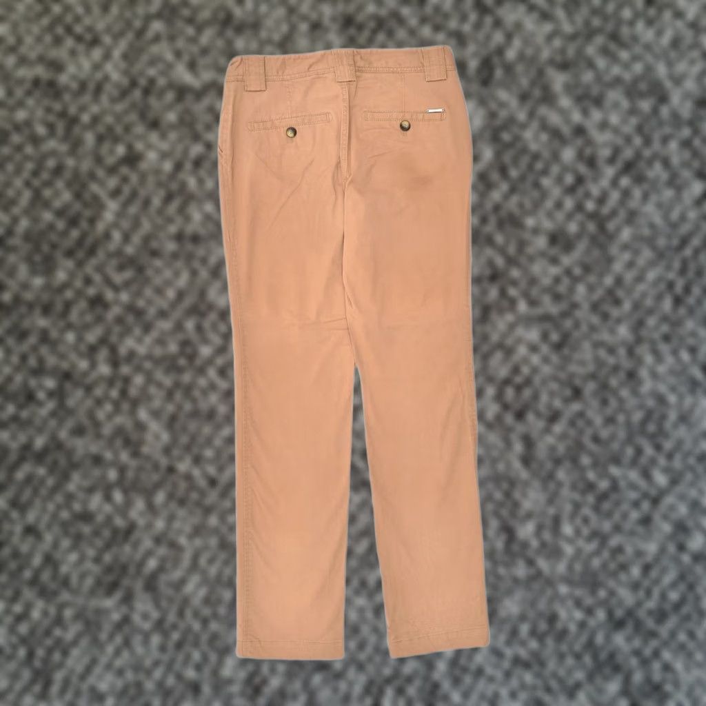 Massimo Dutti MASSIMO DUTTI Womens Straight Chino Trousers Brown Cotton W28 L31 Size 28" / US 6 / IT 42 - 1 Thumbnail