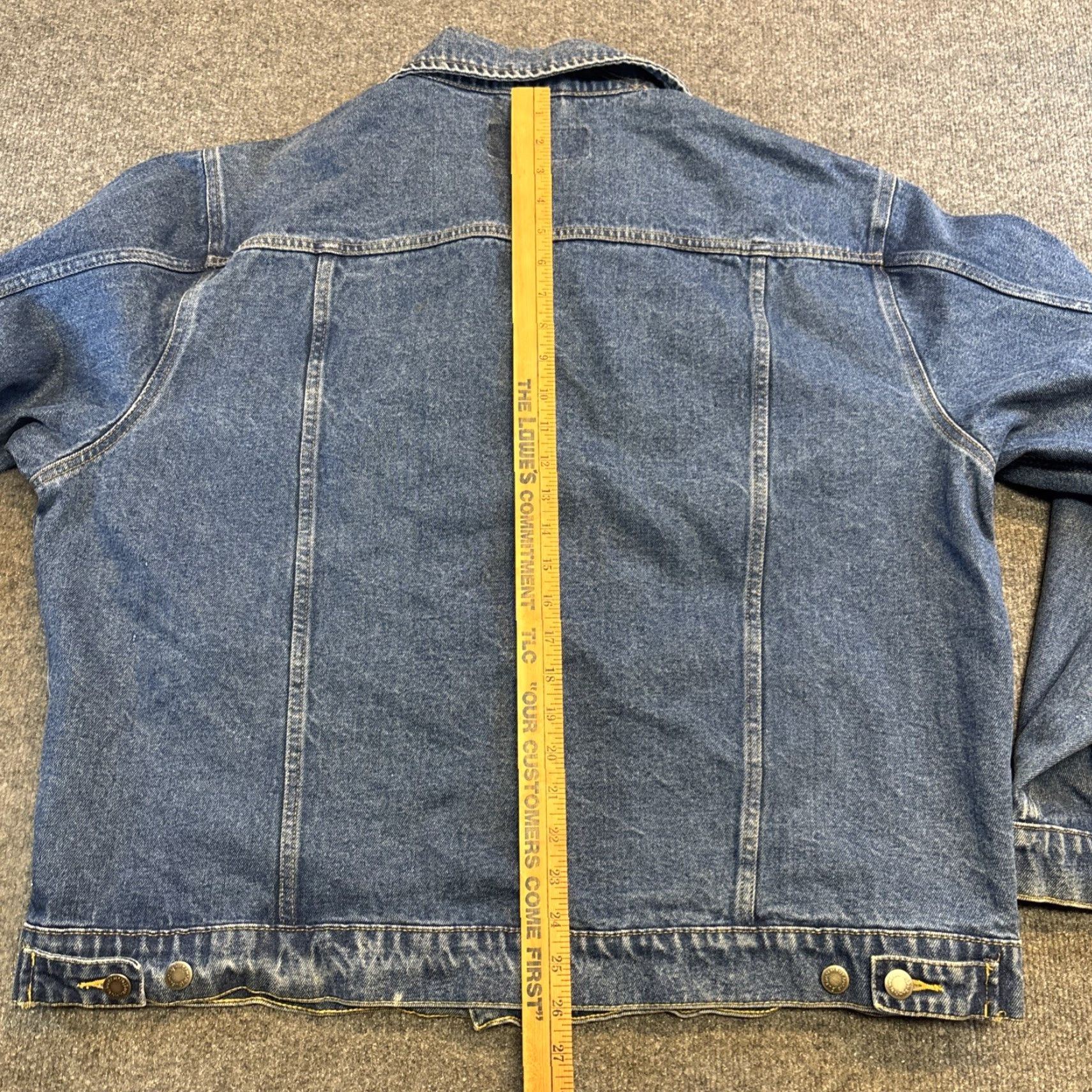 Wrangler VINTAGE Wrangler Hero Men's 2XL Blue Denim Trucker Western Cowboy Button Down Jacket Size US XXL / EU 58 / 5 - 6 Thumbnail