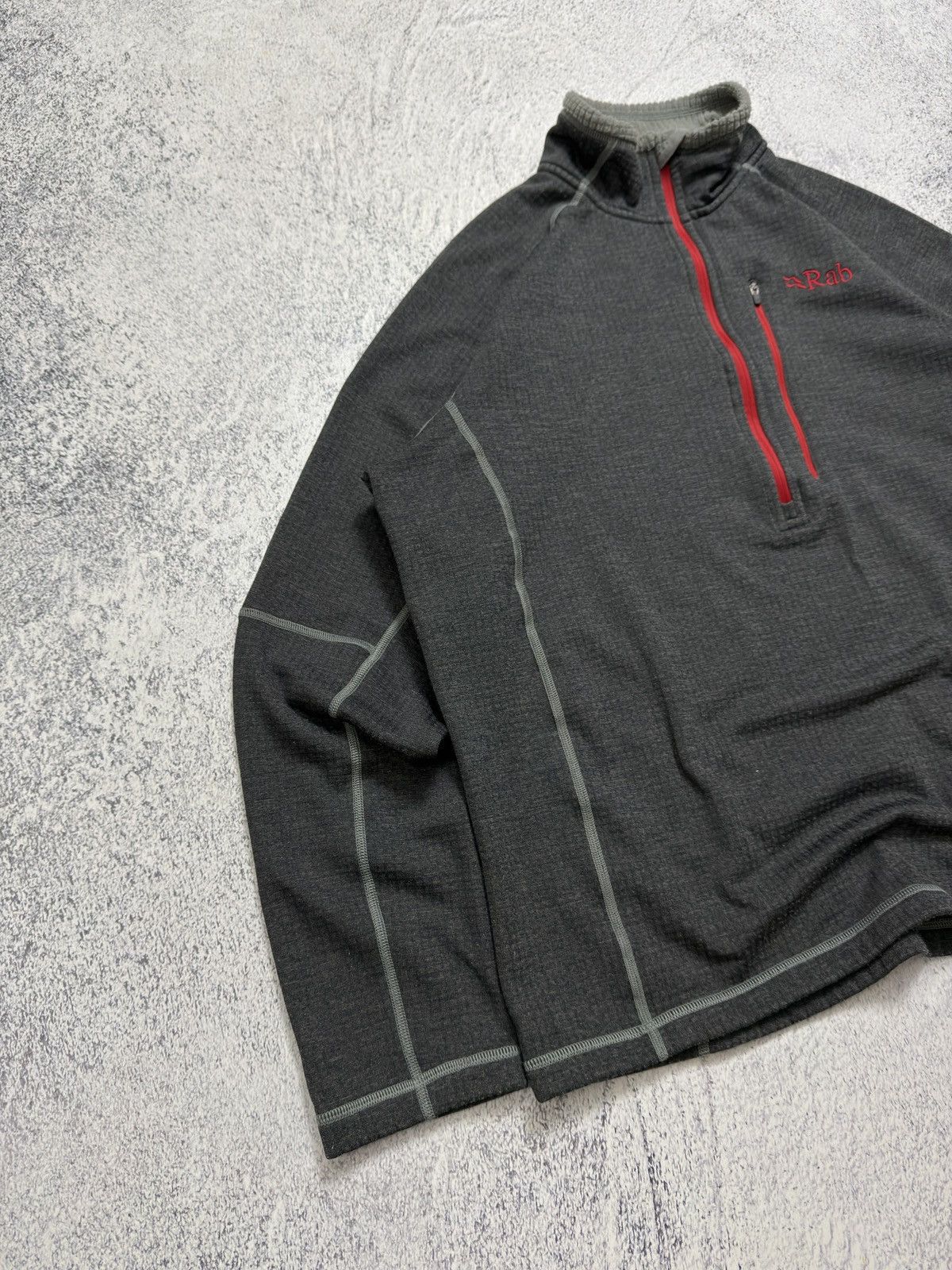 Rab Rab Nucleus Grid Fleece Quarter-Zip Pullover Anthracite Size US XL / EU 56 / 4 - 2 Thumbnail