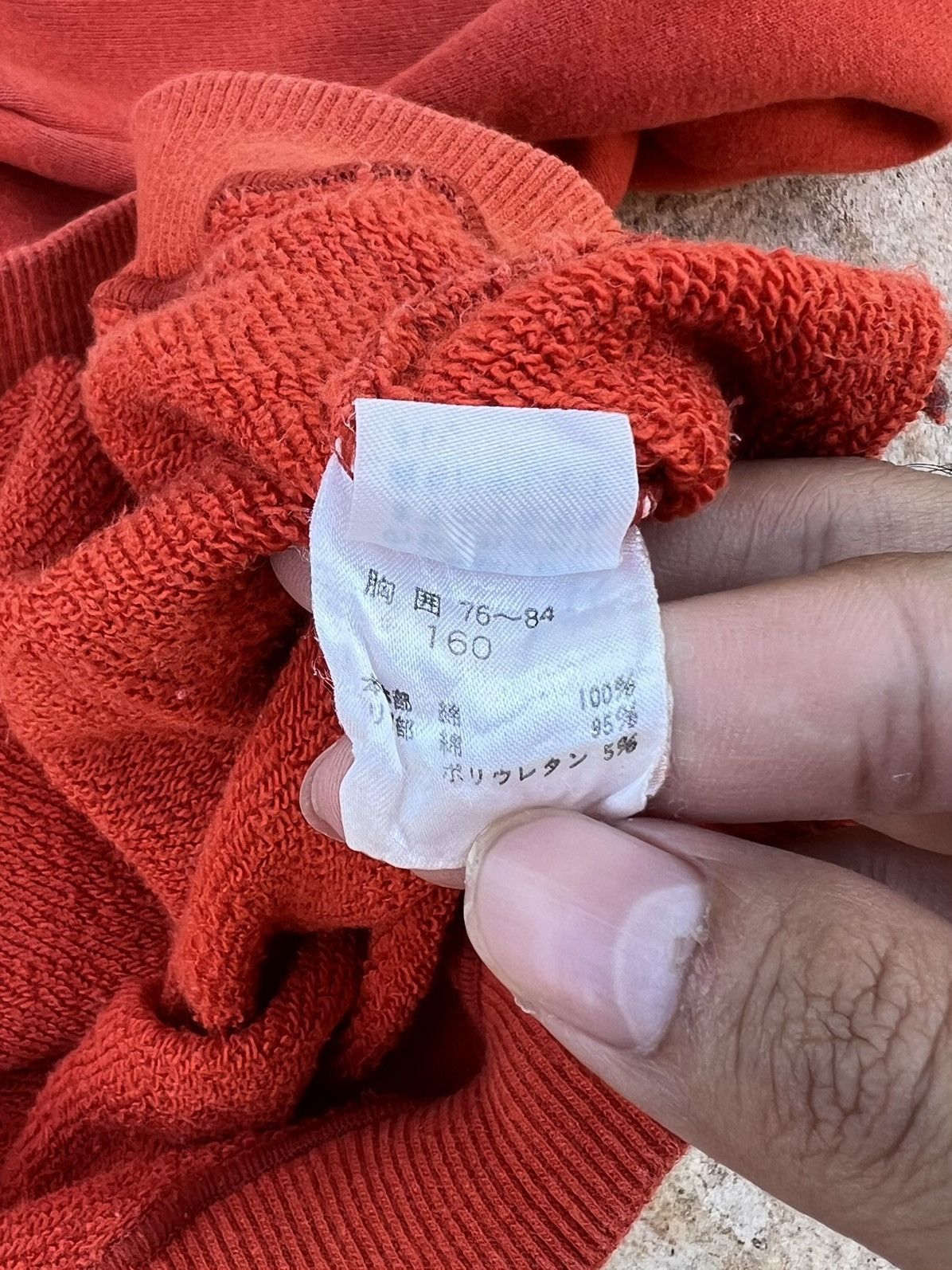 Japanese Brand Junko Koshino Orange Crewneck Size US L / EU 52-54 / 3 - 9 Thumbnail
