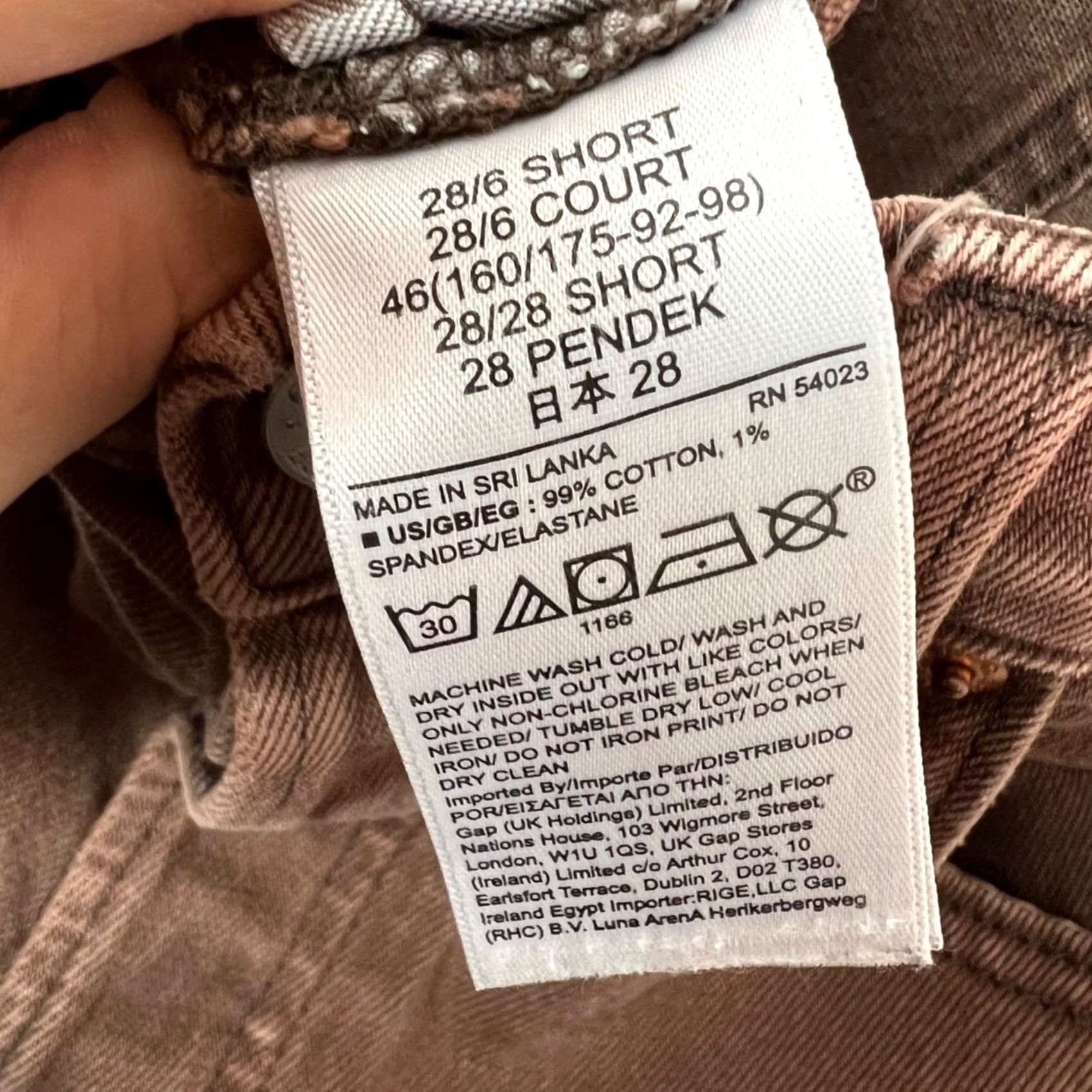Gap Gap Jeans 28 / 6s High Rise Straight 5-Pocket Denim Brown 90s Vintage 1969 Womens Pants Size 28" / US 6 / IT 42 - 4 Thumbnail