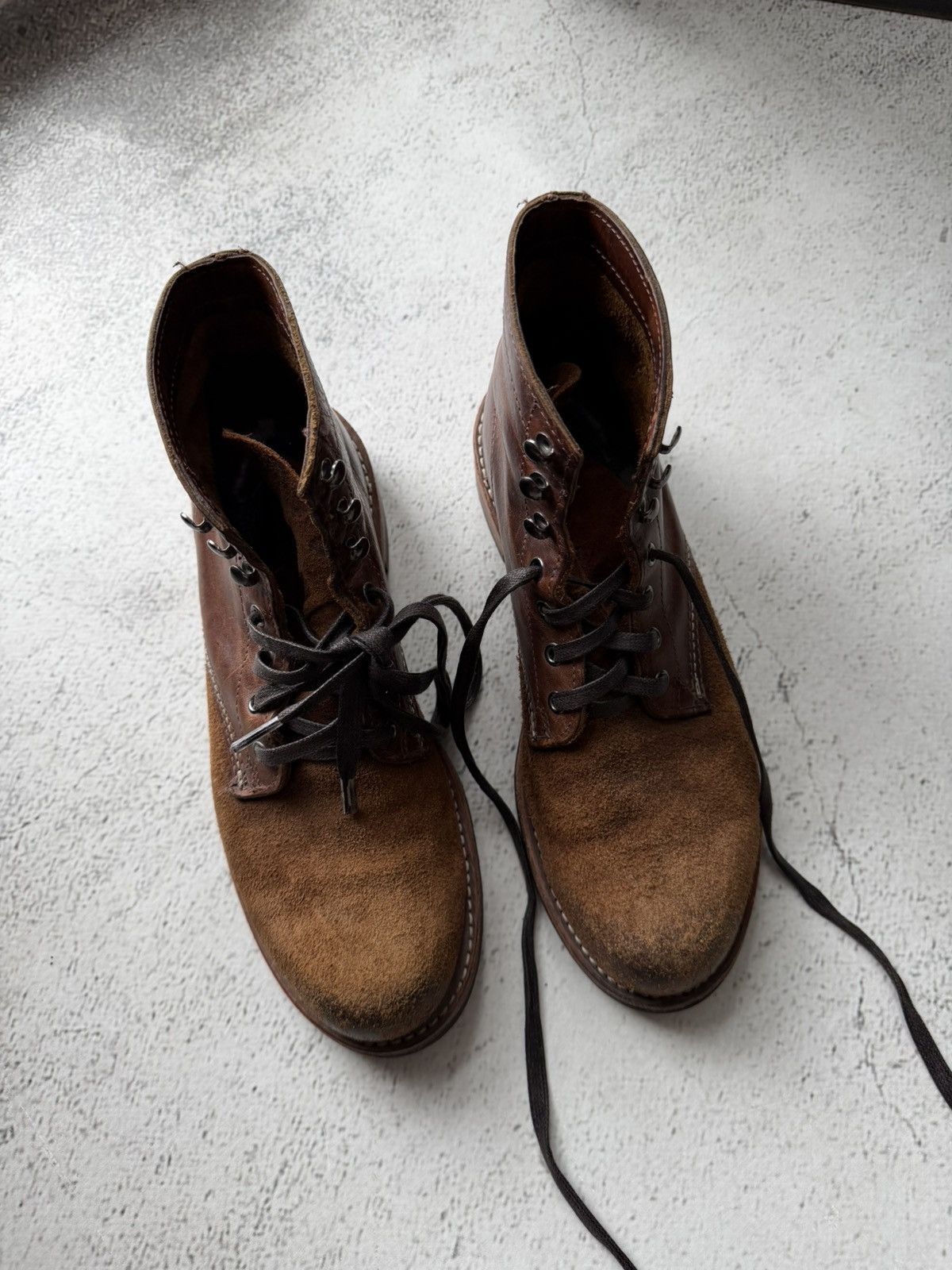 Wolverine Wolverine 1000 Mile 40556 "Evans" Two Tone Brown Boots USA Size US 8 / EU 41 - 7 Thumbnail