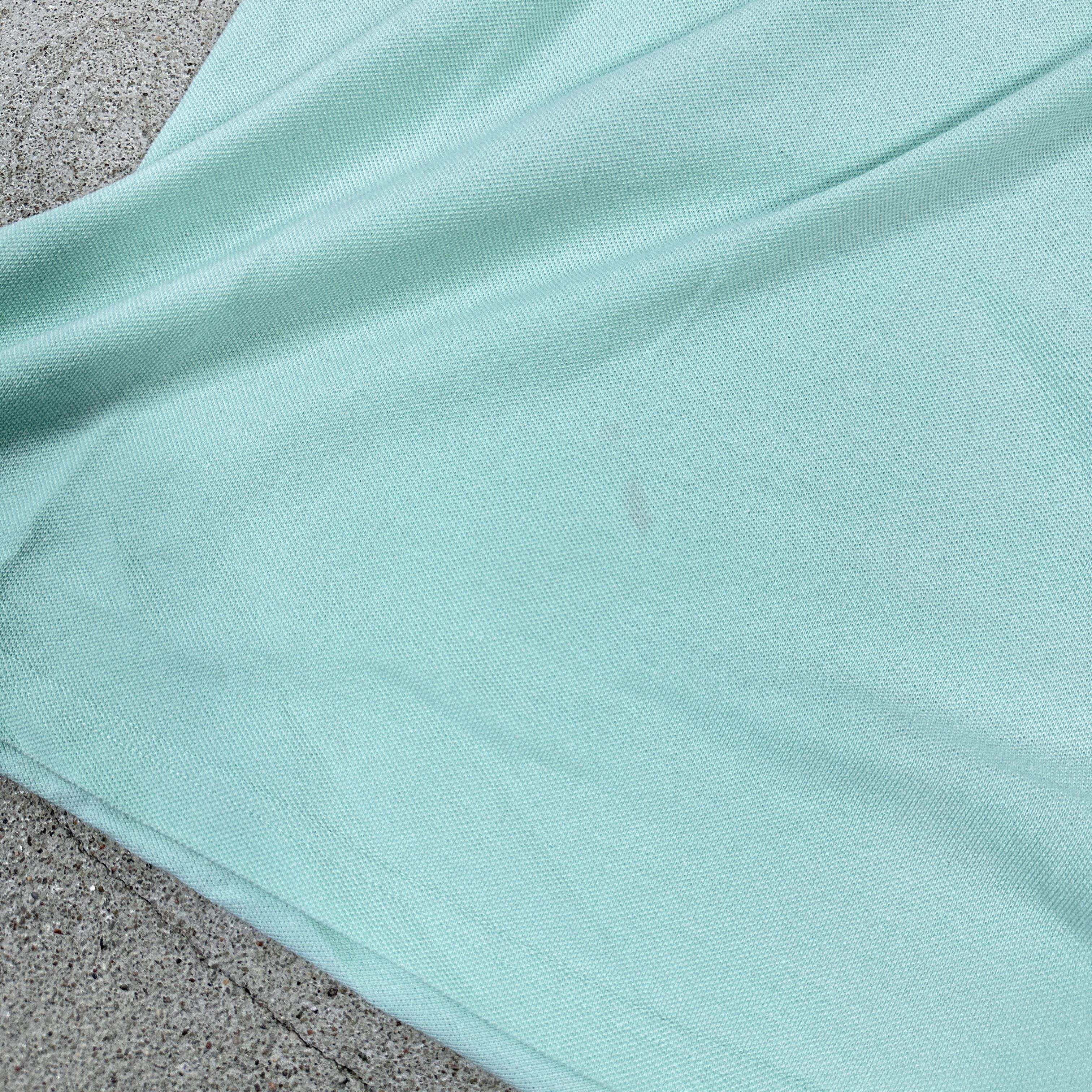 Vintage × Yves Saint Laurent Vintage Casual Yves Saint Laurent Turquoise Polo T-shirt Size US S / EU 44-46 / 1 - 6 Thumbnail
