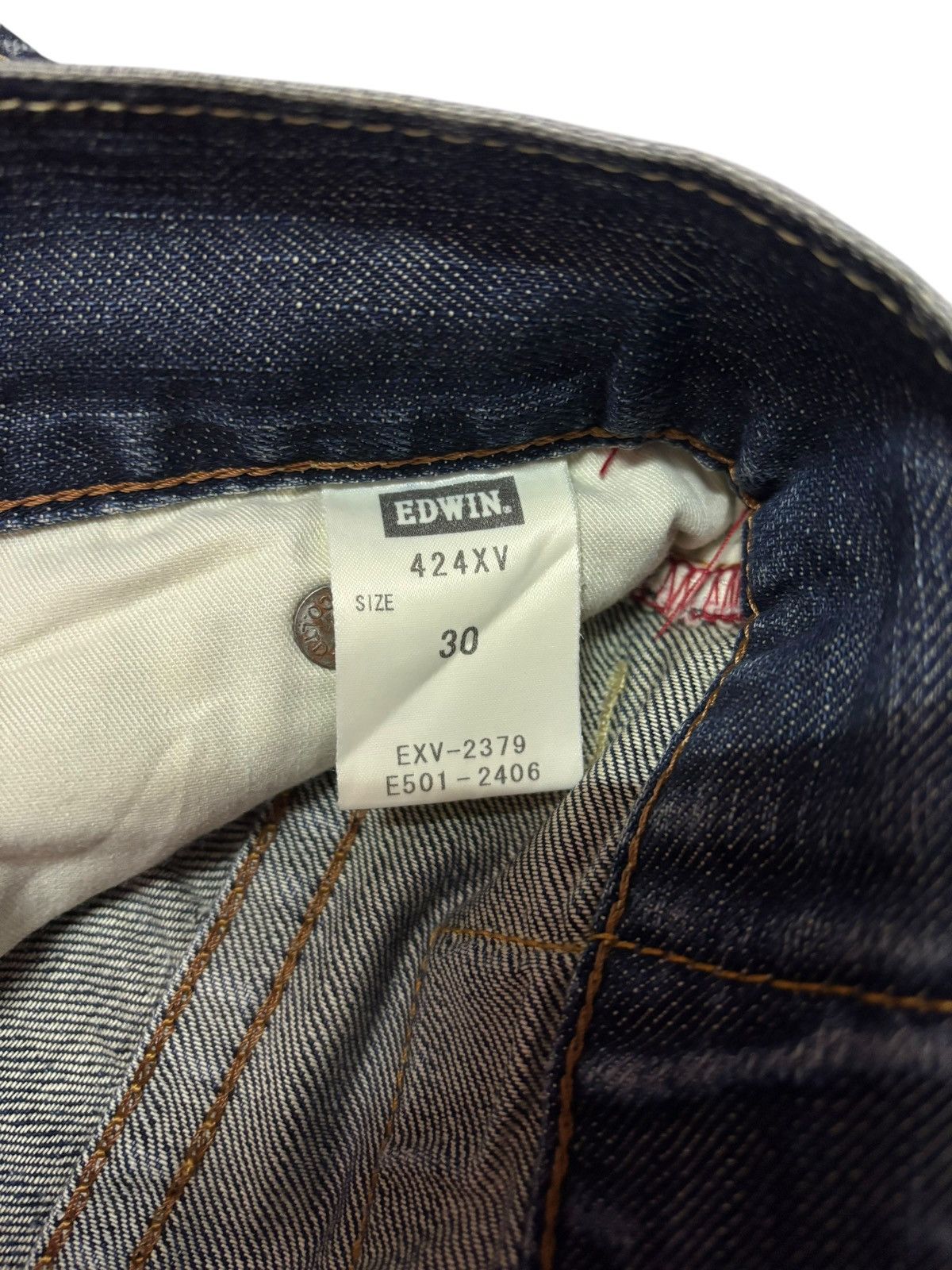 Edwin × Japanese Brand Vintage Edwin 424XV Exclusive Vintage Jeans Size US 31 - 6 Thumbnail