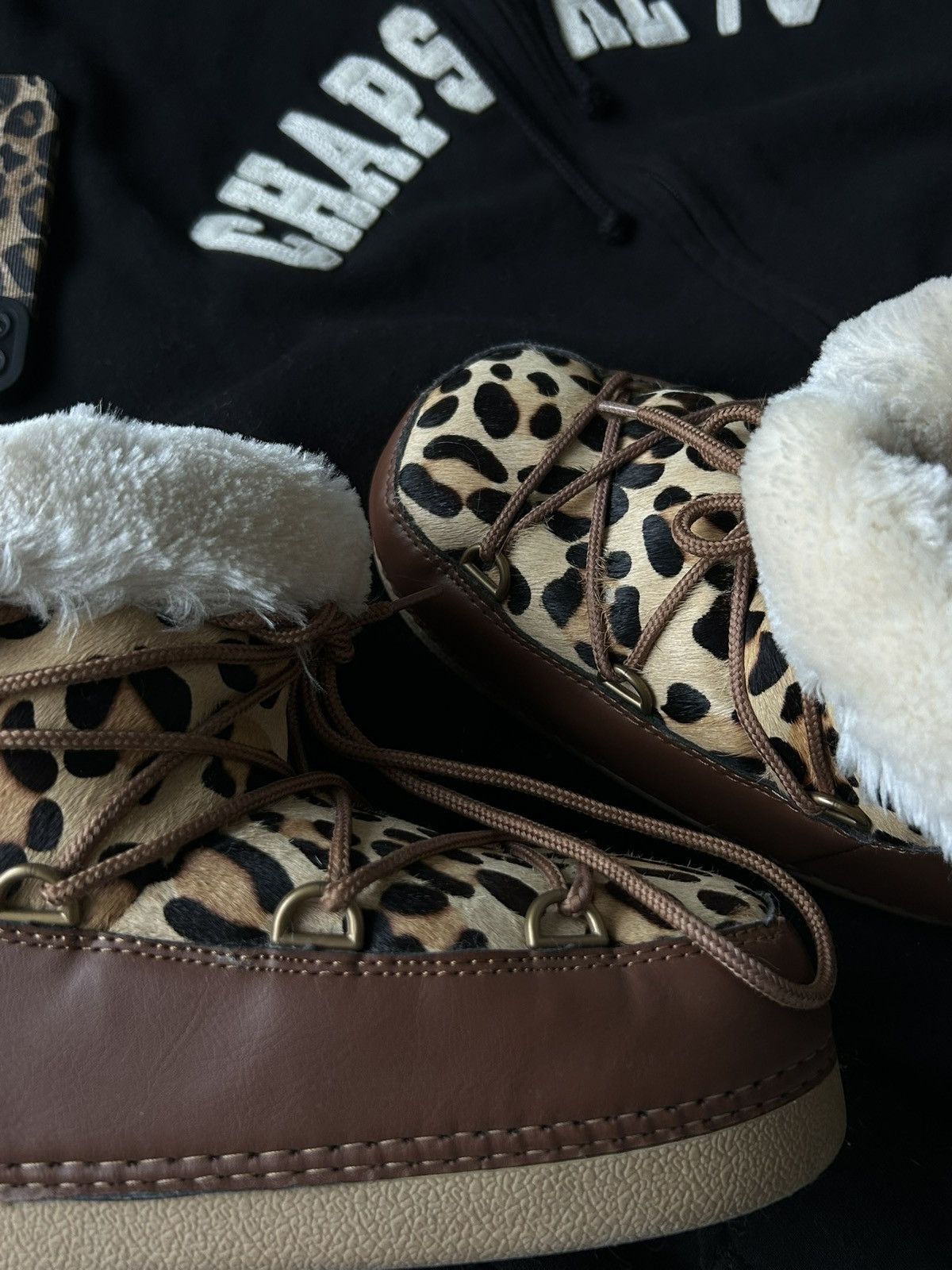 Moon Boot Leopard boots moonboot style yeti Size US 6.5 / IT 36.5 - 9 Thumbnail