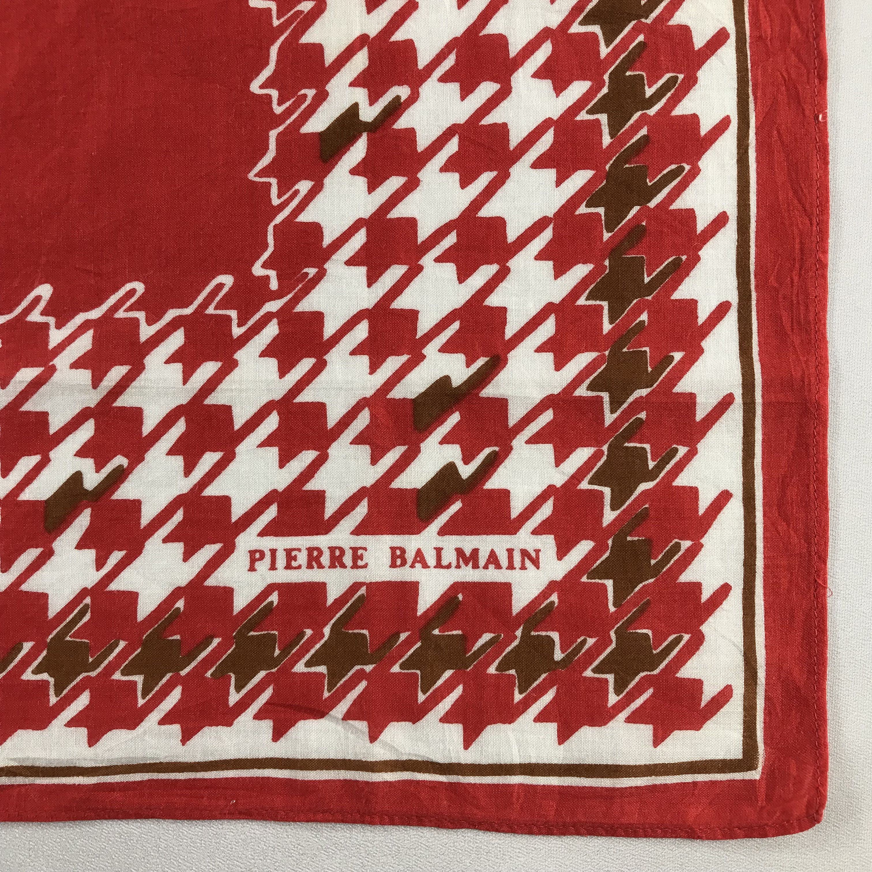 Pierre Balmain Pierre Balmain Handkerchief / Bandana / Neckerchief C669 Size ONE SIZE - 5 Thumbnail