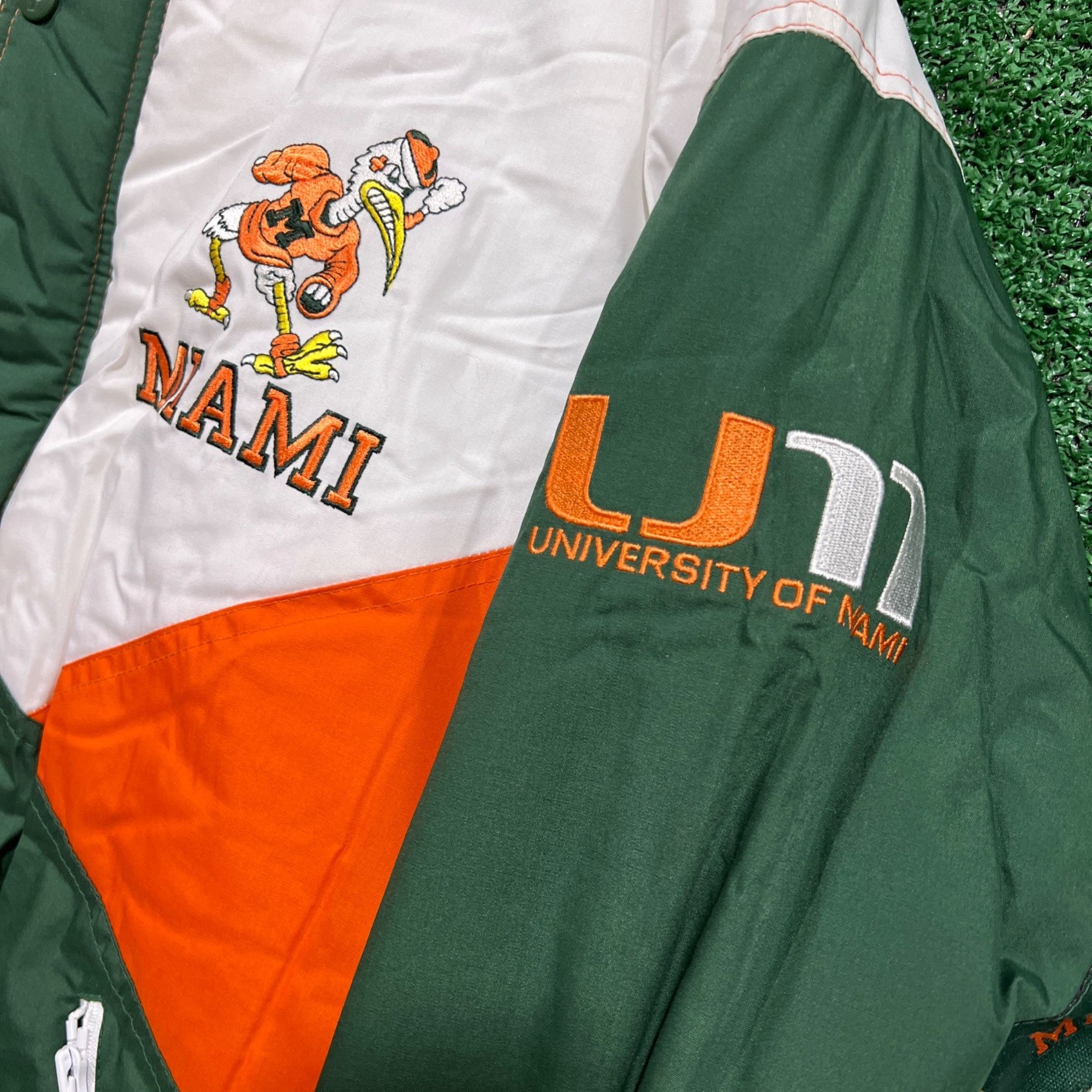 Pro Player vintage pro player University of Miami jacket sz medium Size US M / EU 48-50 / 2 - 6 Thumbnail