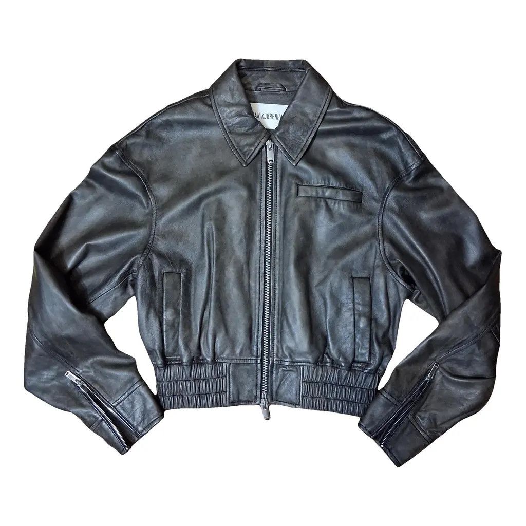 Han Kjobenhavn Han Kjobenhavn lamb leather jacket, medium Size US M / EU 48-50 / 2 - 1 Thumbnail