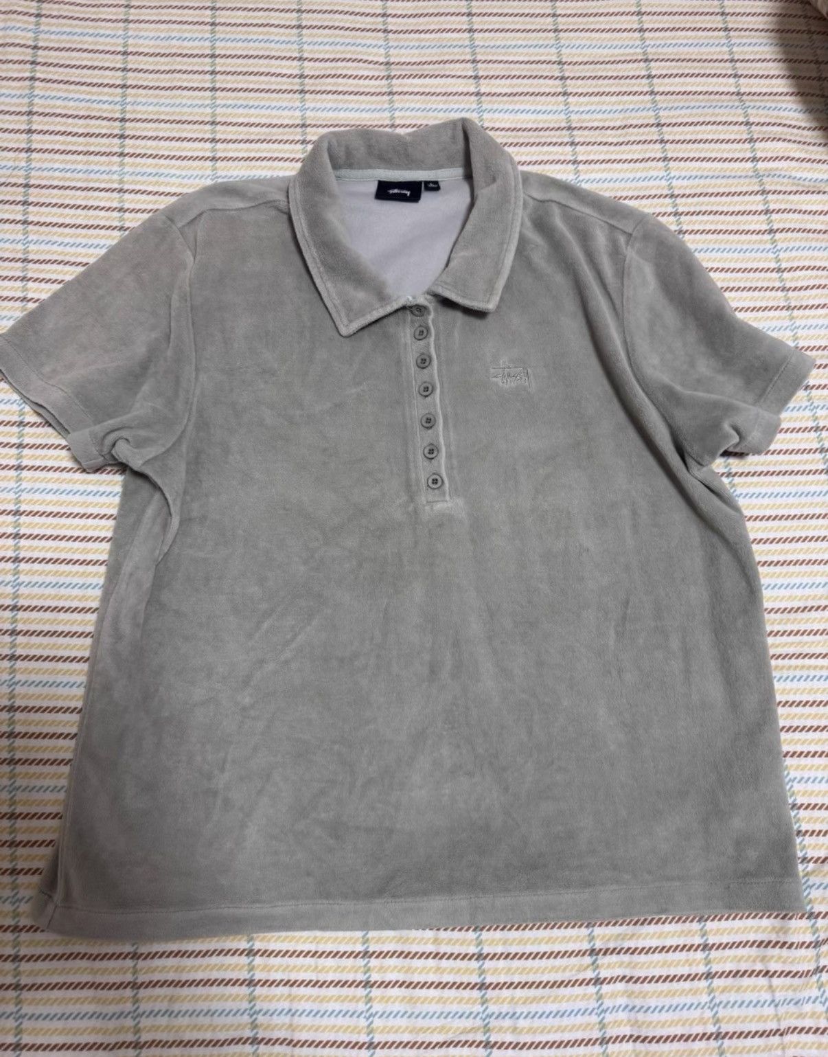Stussy Stussy Women's Towel Fabric Polo Shirt K21 Size L / US 10 / IT 46 - 2 Thumbnail