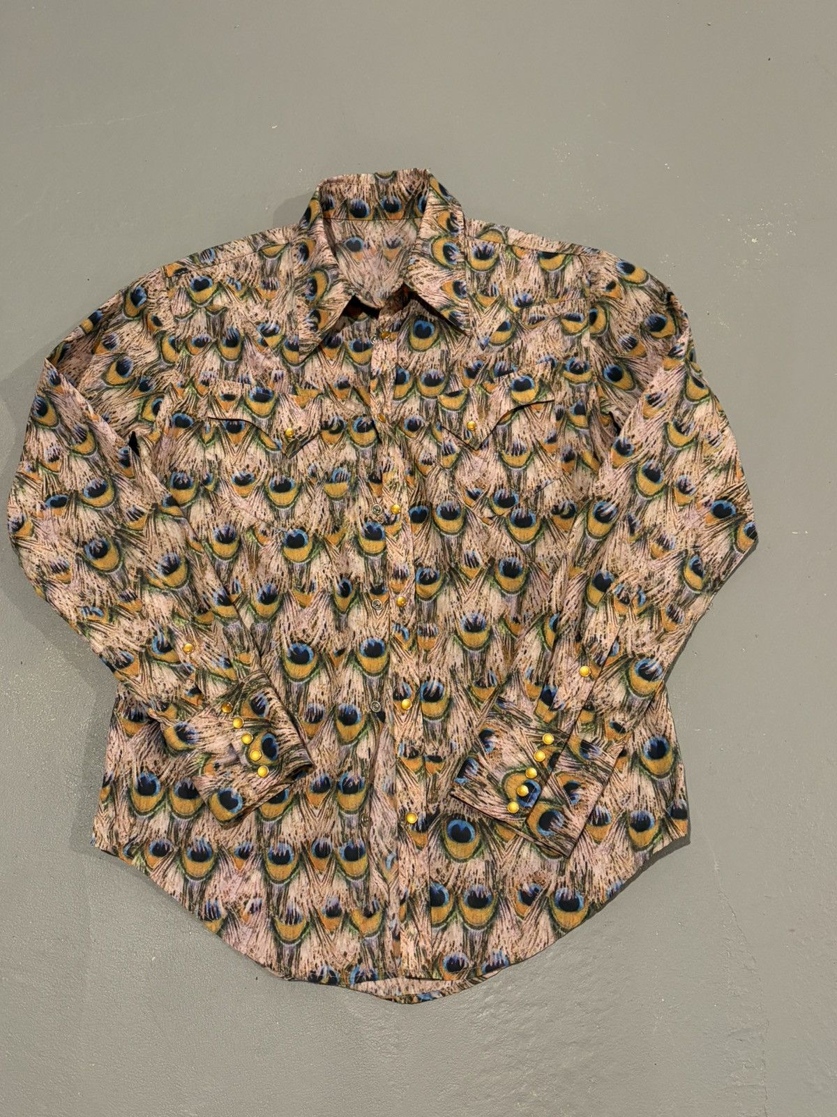 Other Led rechwe Veronica peacock psychedelia button down Size US M / EU 48-50 / 2 - 1 Thumbnail