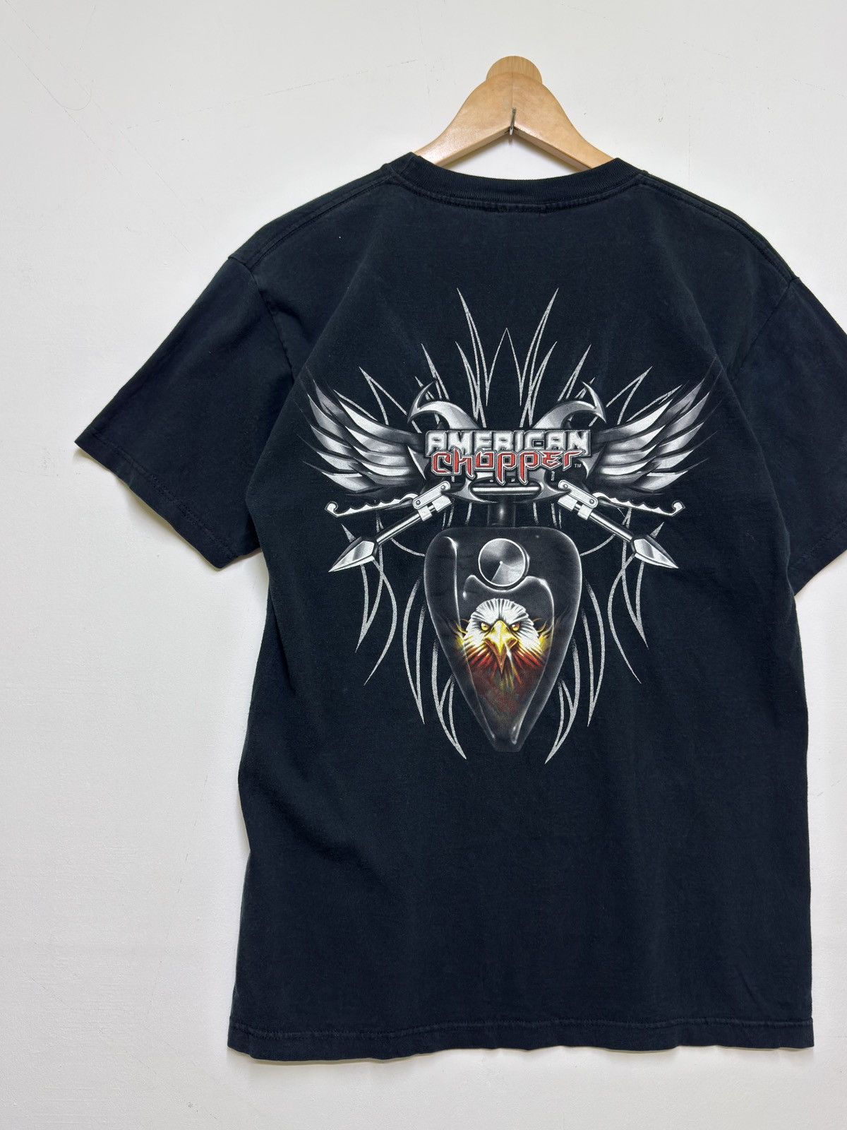 West Coast Choppers Vintage American Chopper Y2K Biker Graphic Eagle Motor Tee Size US S / EU 44-46 / 1 - 7 Thumbnail