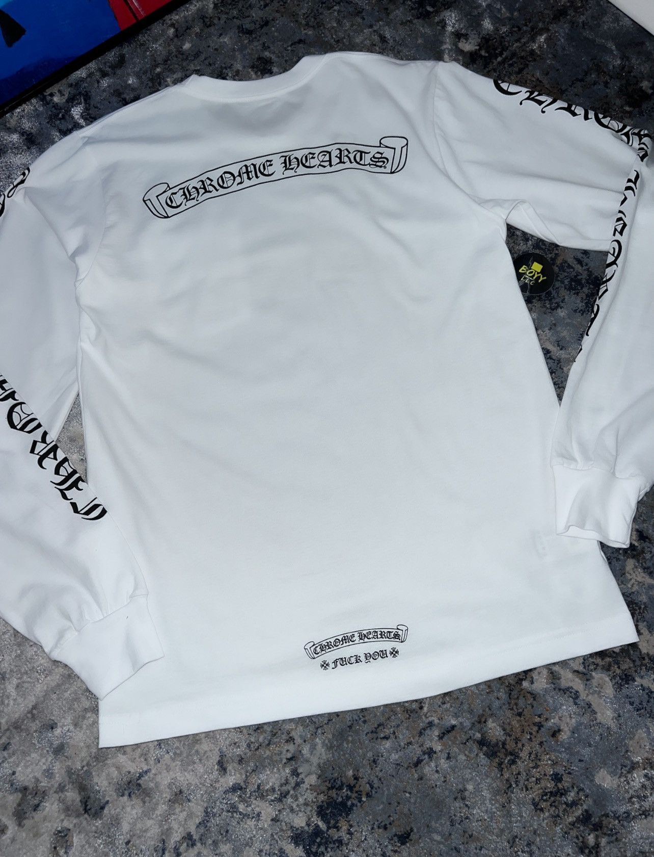 Chrome Hearts Chrome hearts fuck you long sleeve t shirt Size US M / EU 48-50 / 2 - 3 Thumbnail