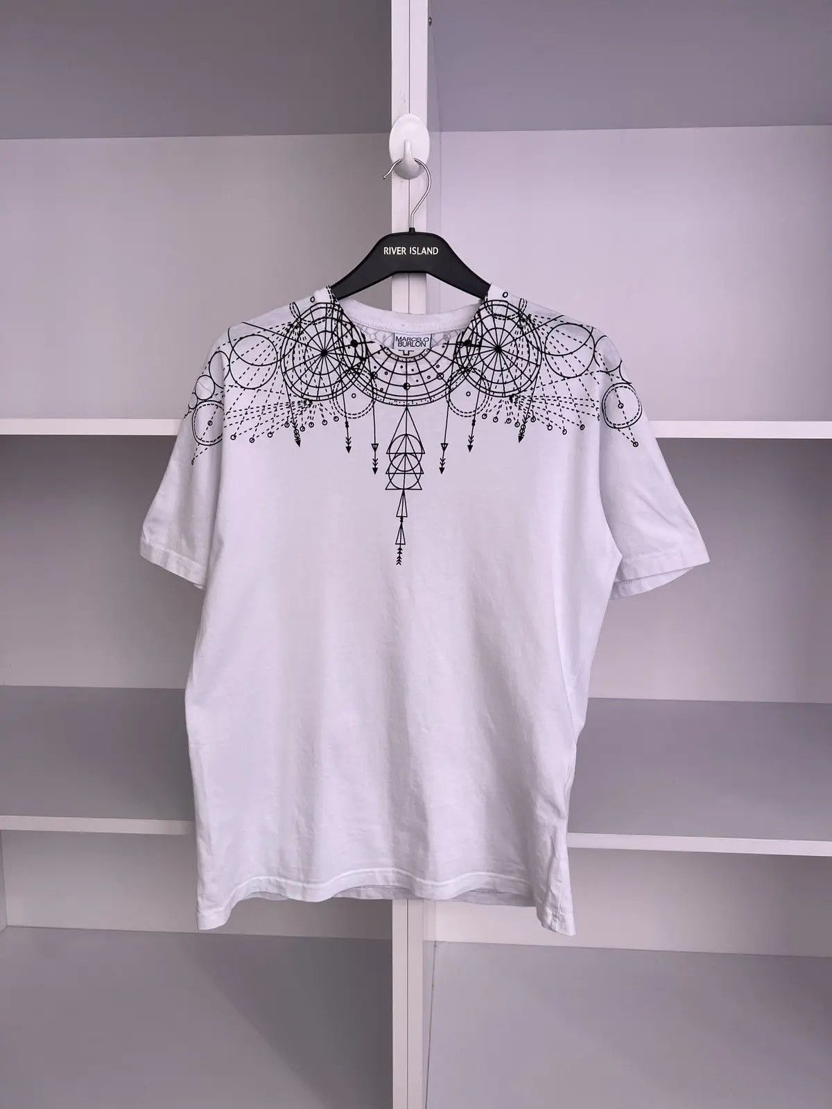 Marcelo Burlon × Vintage Vintage Marcelo Burlon County of Milan Astral Wings T-shirt Size US M / EU 48-50 / 2 - 1 Thumbnail