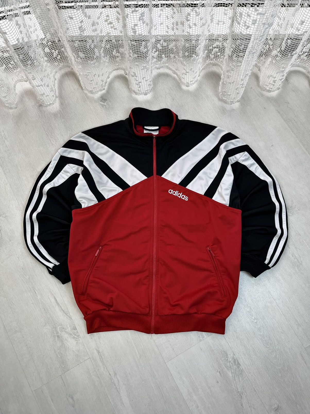 Vintage Adidas Tracksuit Jacket + Track Pants 90s Y2K