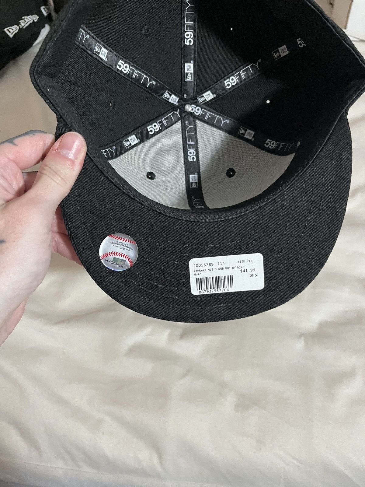 New York Yankees Ny yankees fitted hat 59fifty size 7 1/4 Size ONE SIZE - 3 Thumbnail