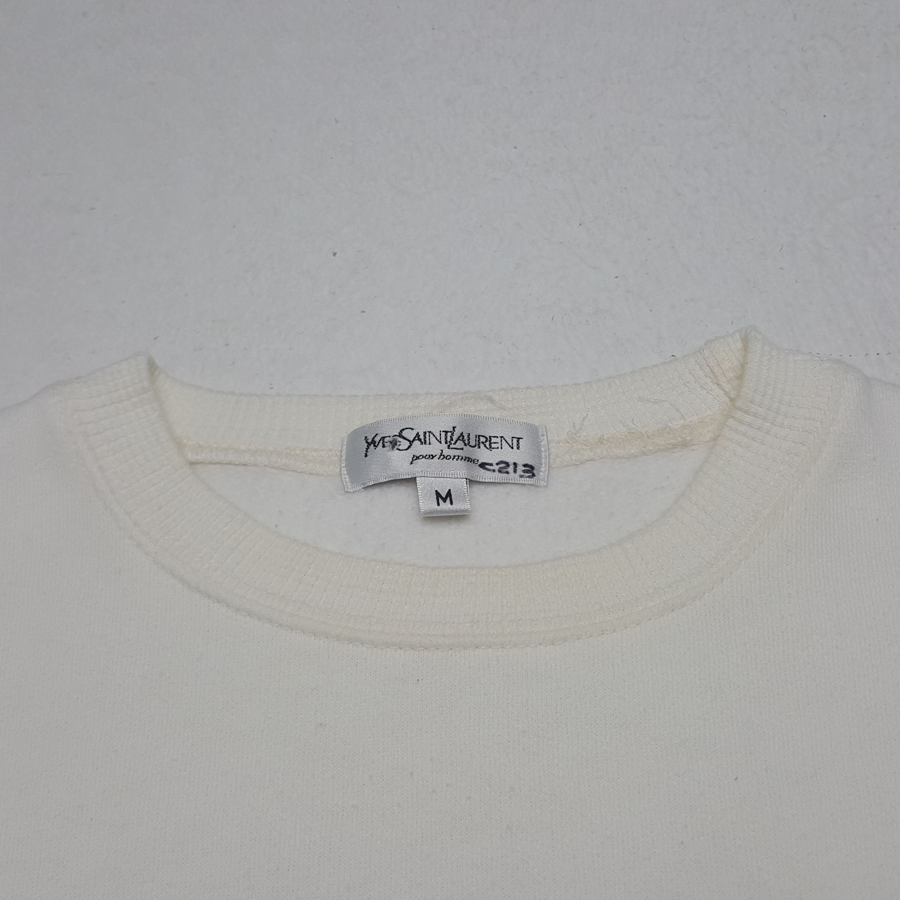 Vintage × Yves Saint Laurent Vintage Yves Saint Laurent Italian Brand Sweatshirt Size US M / EU 48-50 / 2 - 4 Thumbnail