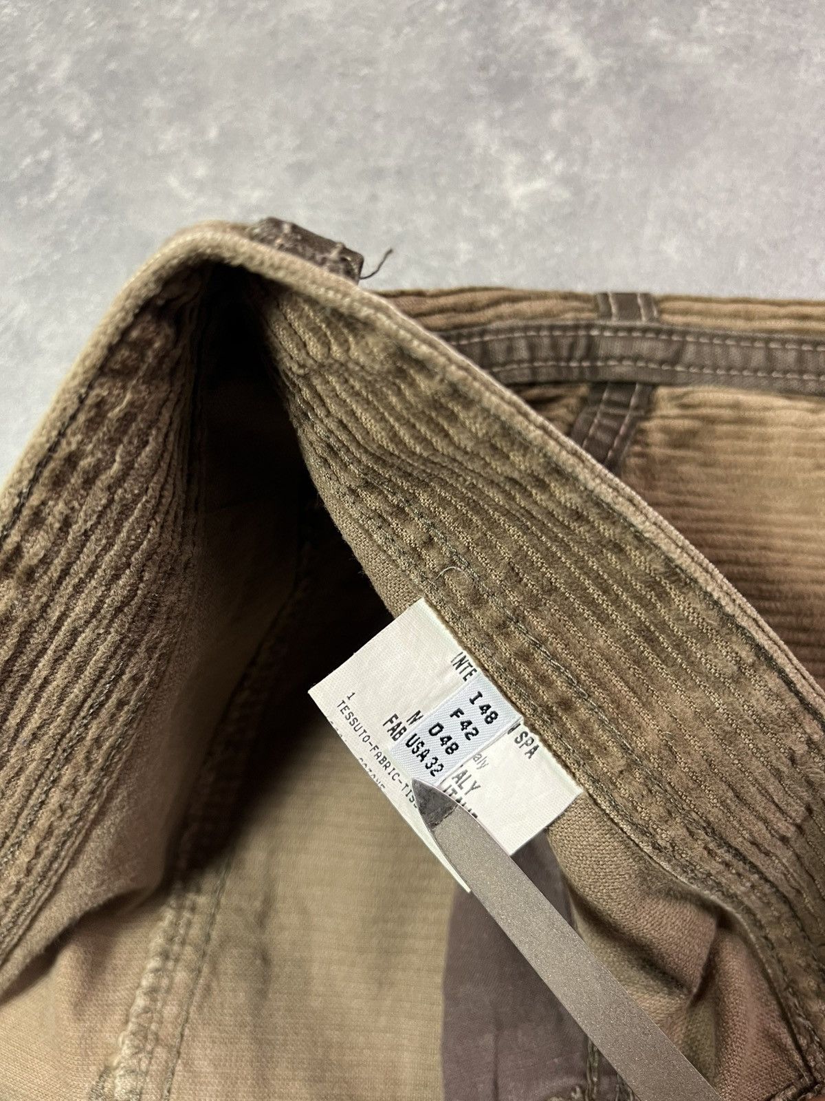 Marithe + Francois Girbaud 00s Marithe Francois Girbaud Corduroy Large Texas Pants 32 Size US 32 / EU 48 - 8 Thumbnail