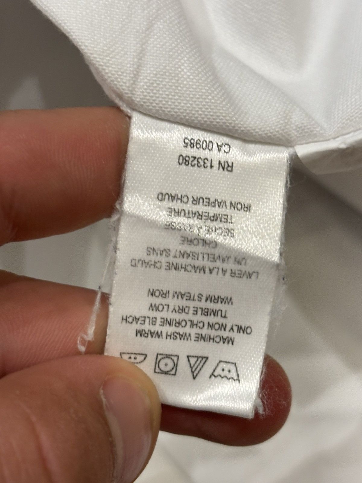 Thom Browne Thom Browne White Button Up Shirt Size US L / EU 52-54 / 3 - 4 Thumbnail