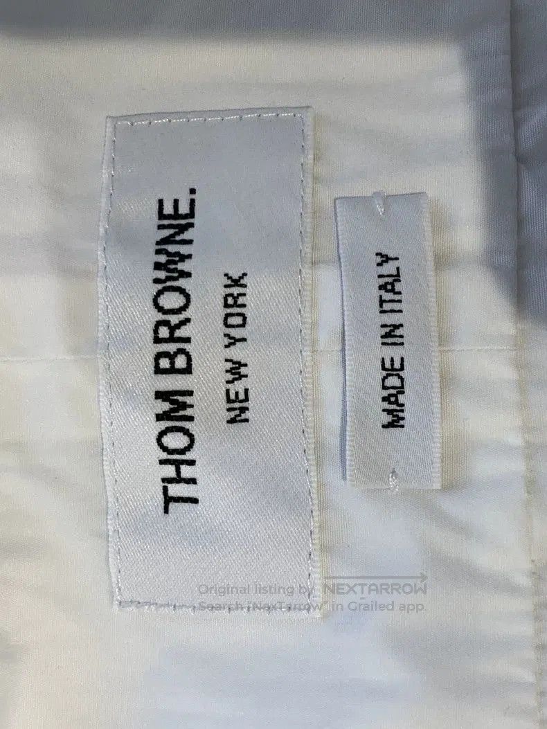 Thom Browne Thom Browne White Long Sleeve Shirt. Size US M / EU 48-50 / 2 - 3 Thumbnail