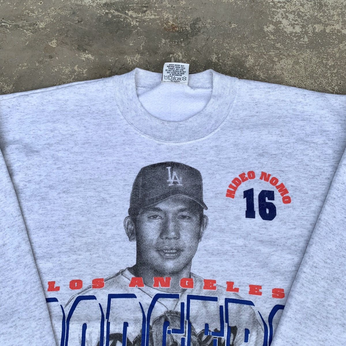 MLB Vintage 1990s Nutmeg MLB Dodgers Hideo Nomo Baseball Size US L / EU 52-54 / 3 - 5 Thumbnail