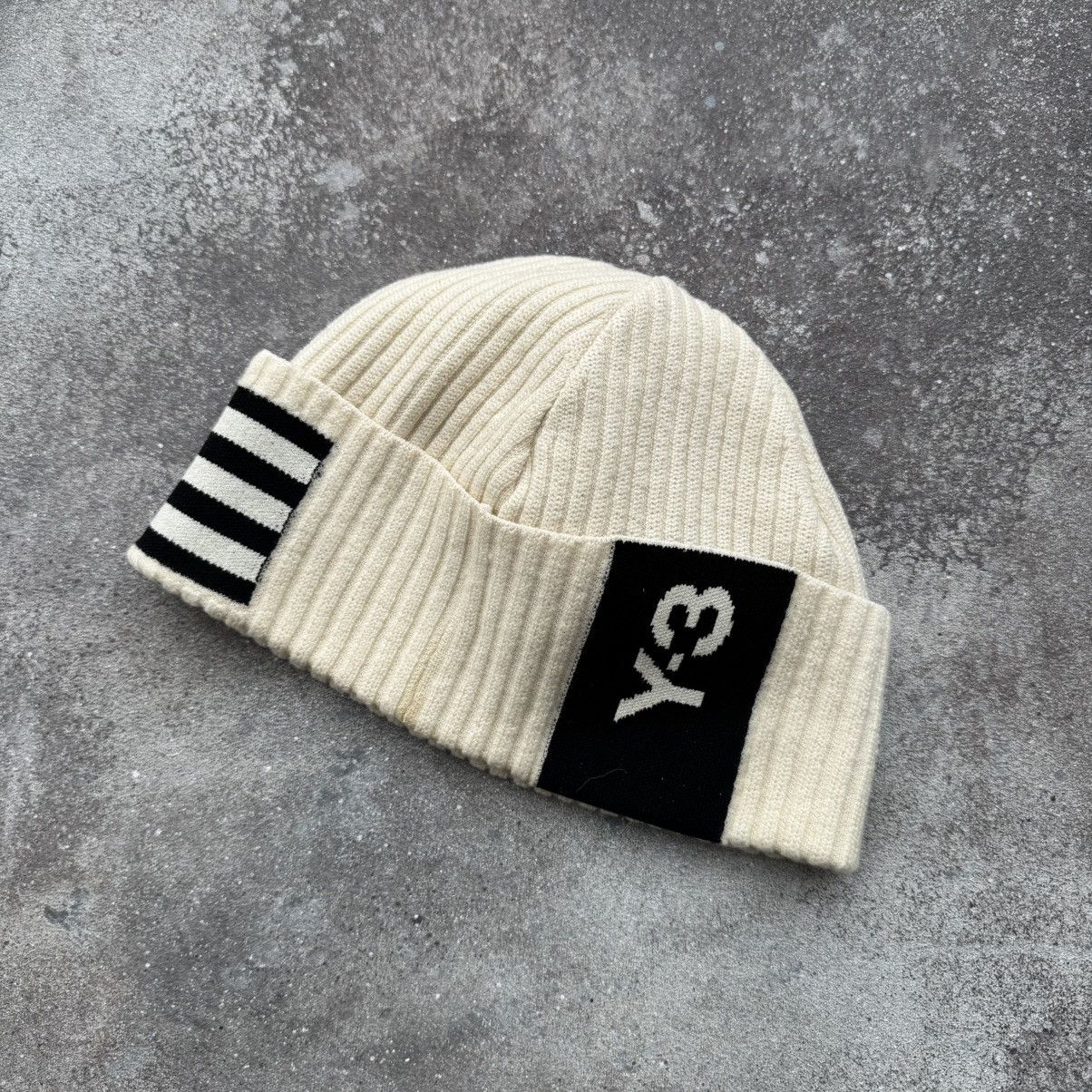 Japanese Brand Y-3 by Yohji Yamamoto Beanie Hat Size ONE SIZE - 7 Thumbnail